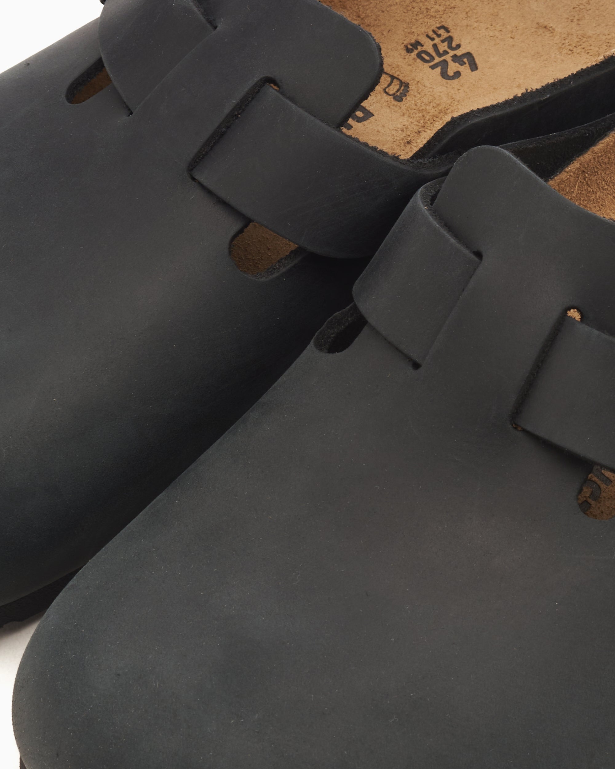 BIRKENSTOCK Boston Natural Leather Oiled Regular