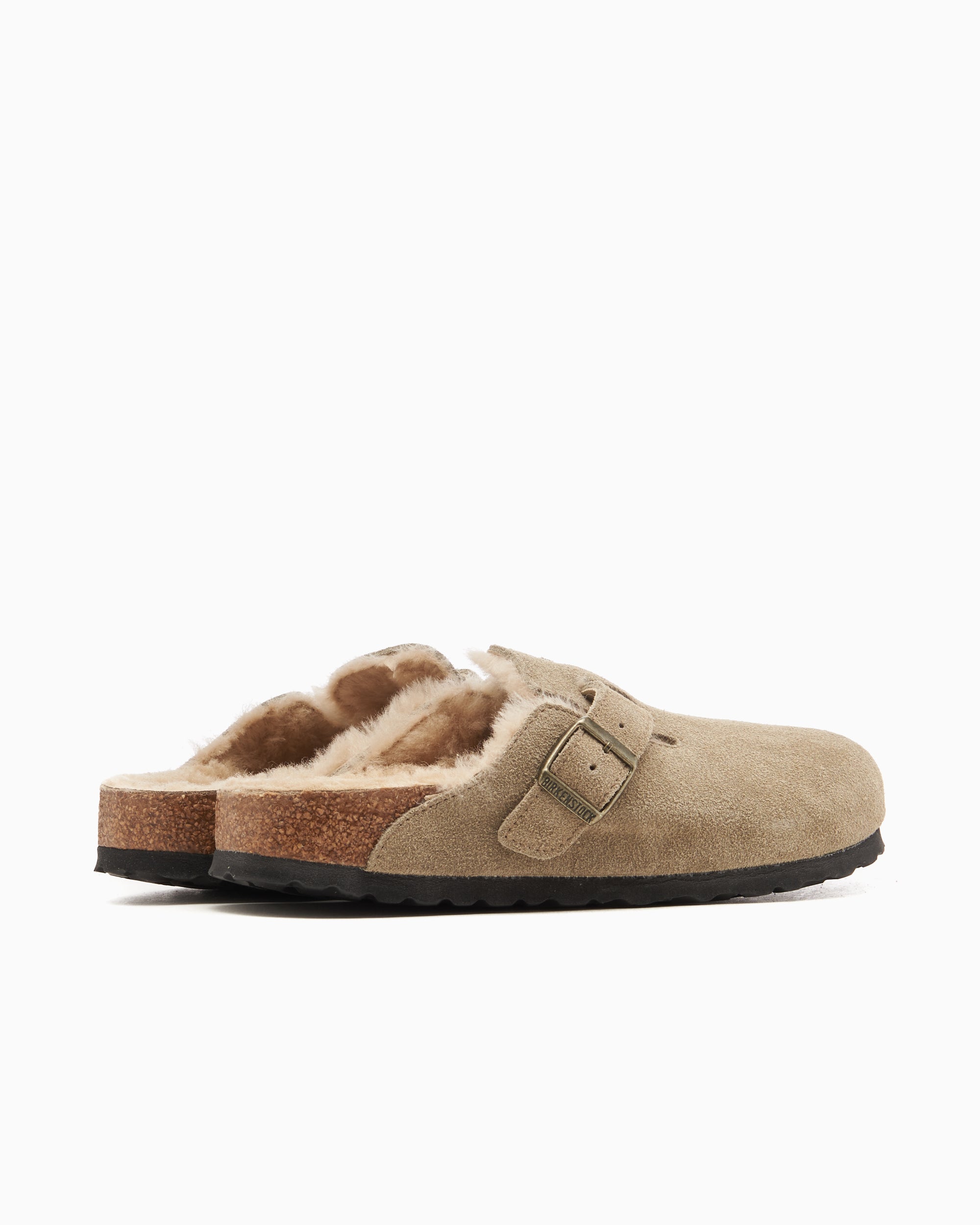 Clogs BIRKENSTOCK Boston Shearling Suede Leather Narrow - 1028299