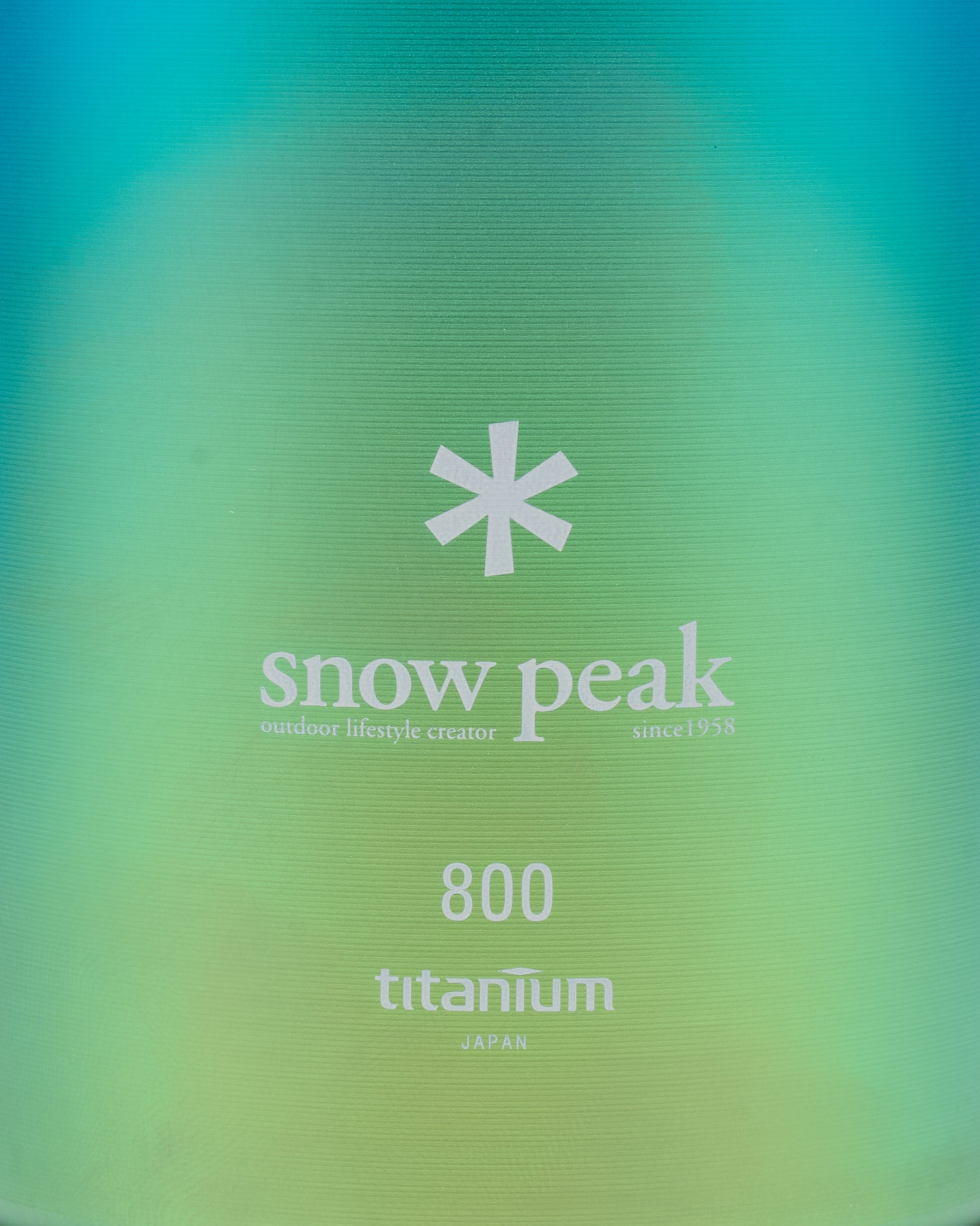 Drinkware Snow Peak Recycled Titanium Aurora Bottle - TW-800RE-OC