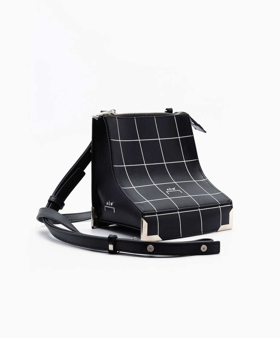 Handbags A-COLD-WALL* Curved Crossbody Unisex Purse Unisex Bag - ACW-MF19-ZLG-B01-BLACK