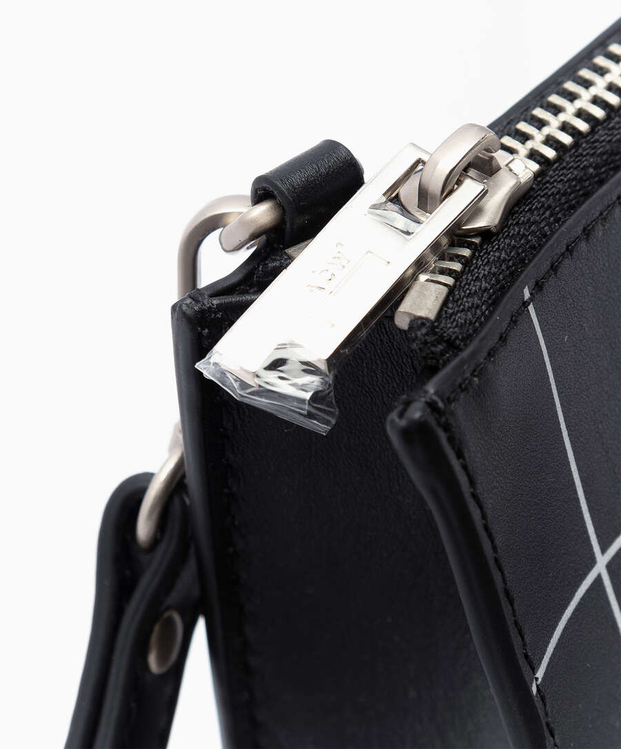 Handbags A-COLD-WALL* Curved Crossbody Unisex Purse Unisex Bag - ACW-MF19-ZLG-B01-BLACK