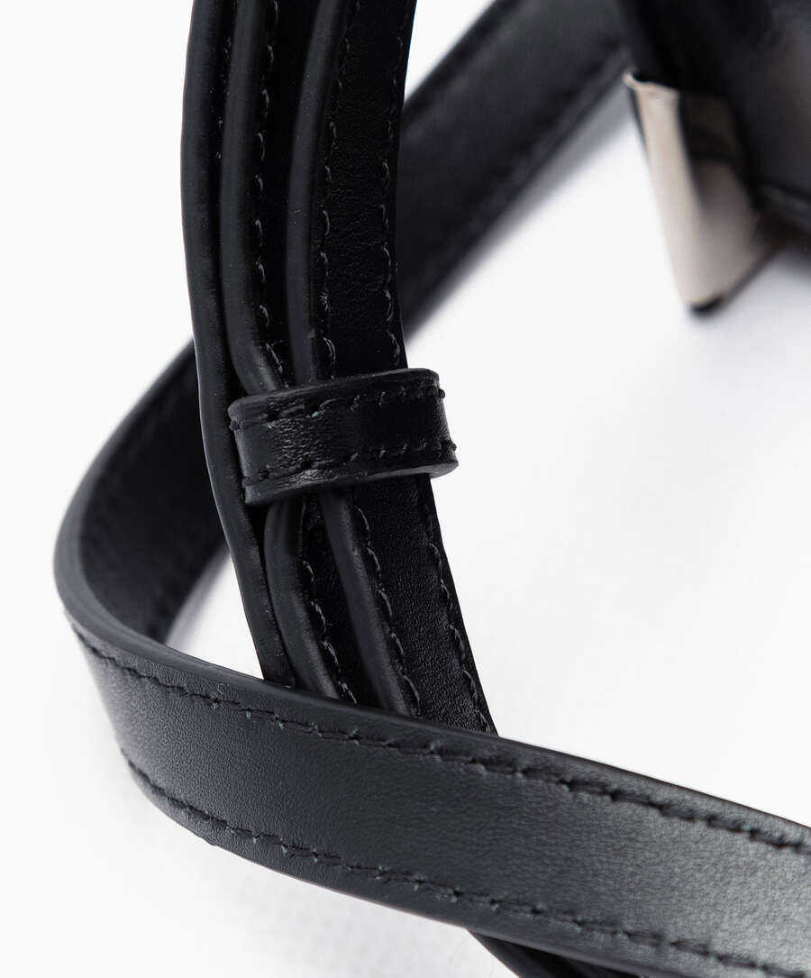 Handbags A-COLD-WALL* Curved Crossbody Unisex Purse Unisex Bag - ACW-MF19-ZLG-B01-BLACK