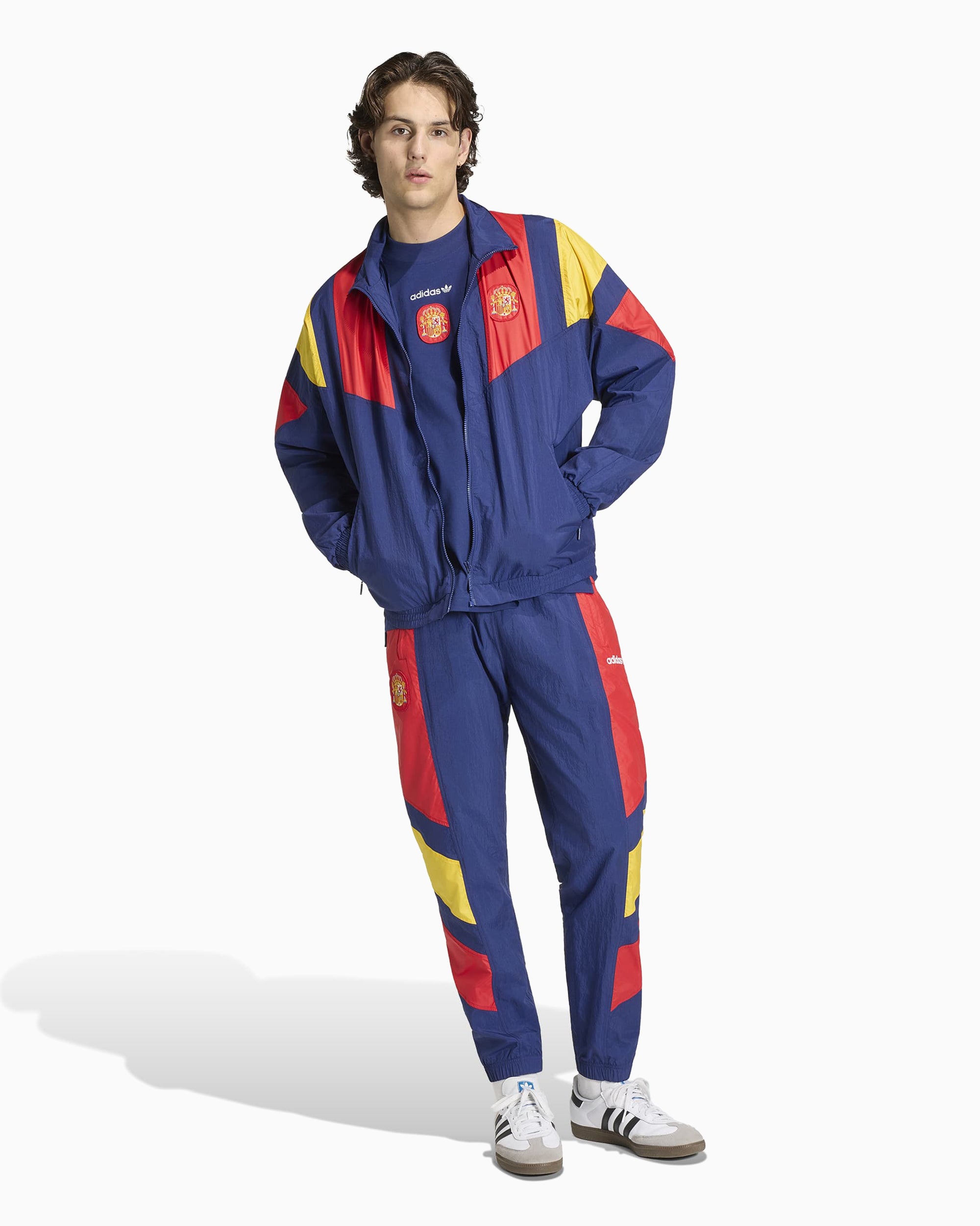 Jackets Coats adidas Originals EQT Spain Football Logo Relaxed Men's Track Jacket - KG2575