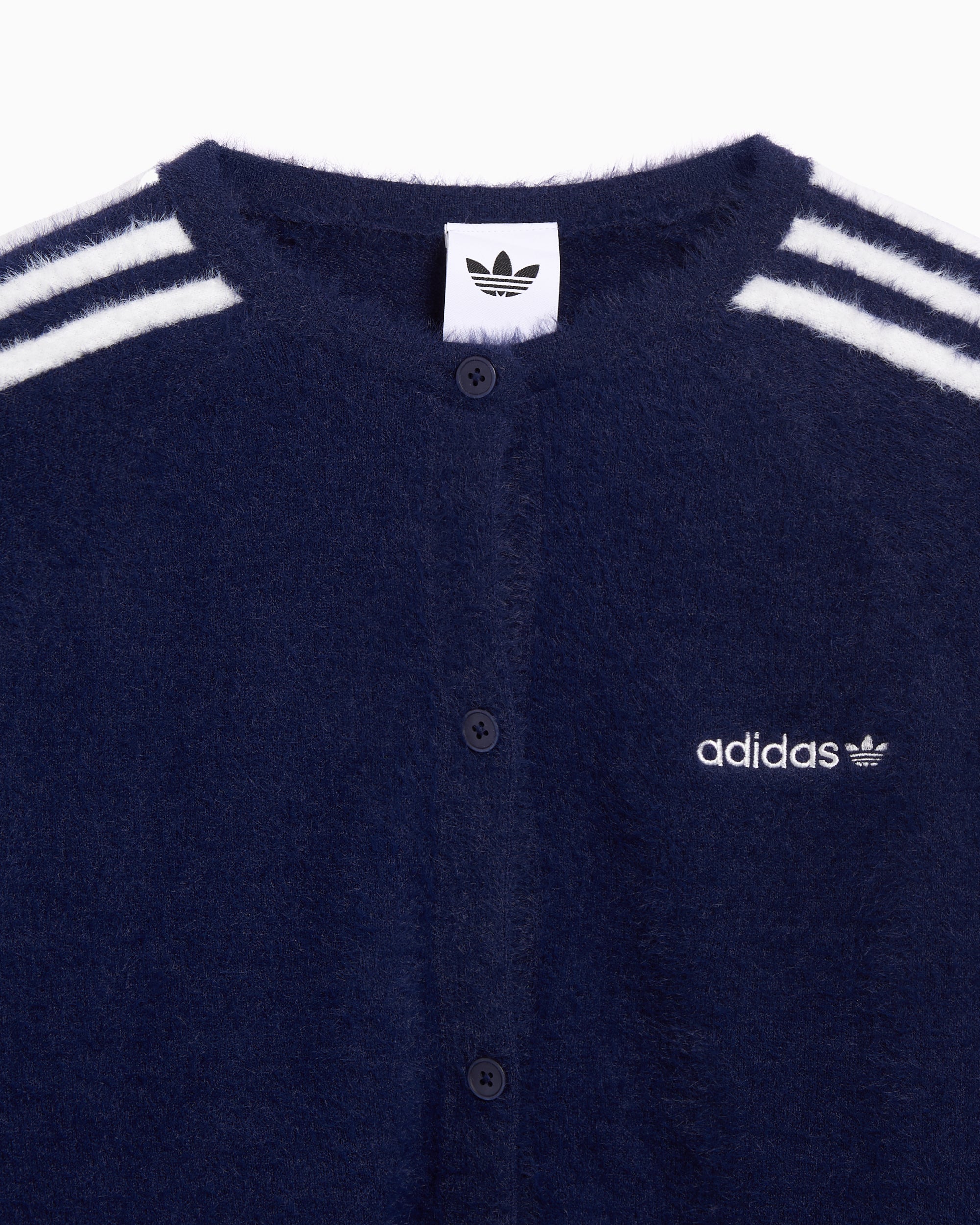 Cardigan Crop adidas Originals Fluffy Knitted para mulher
