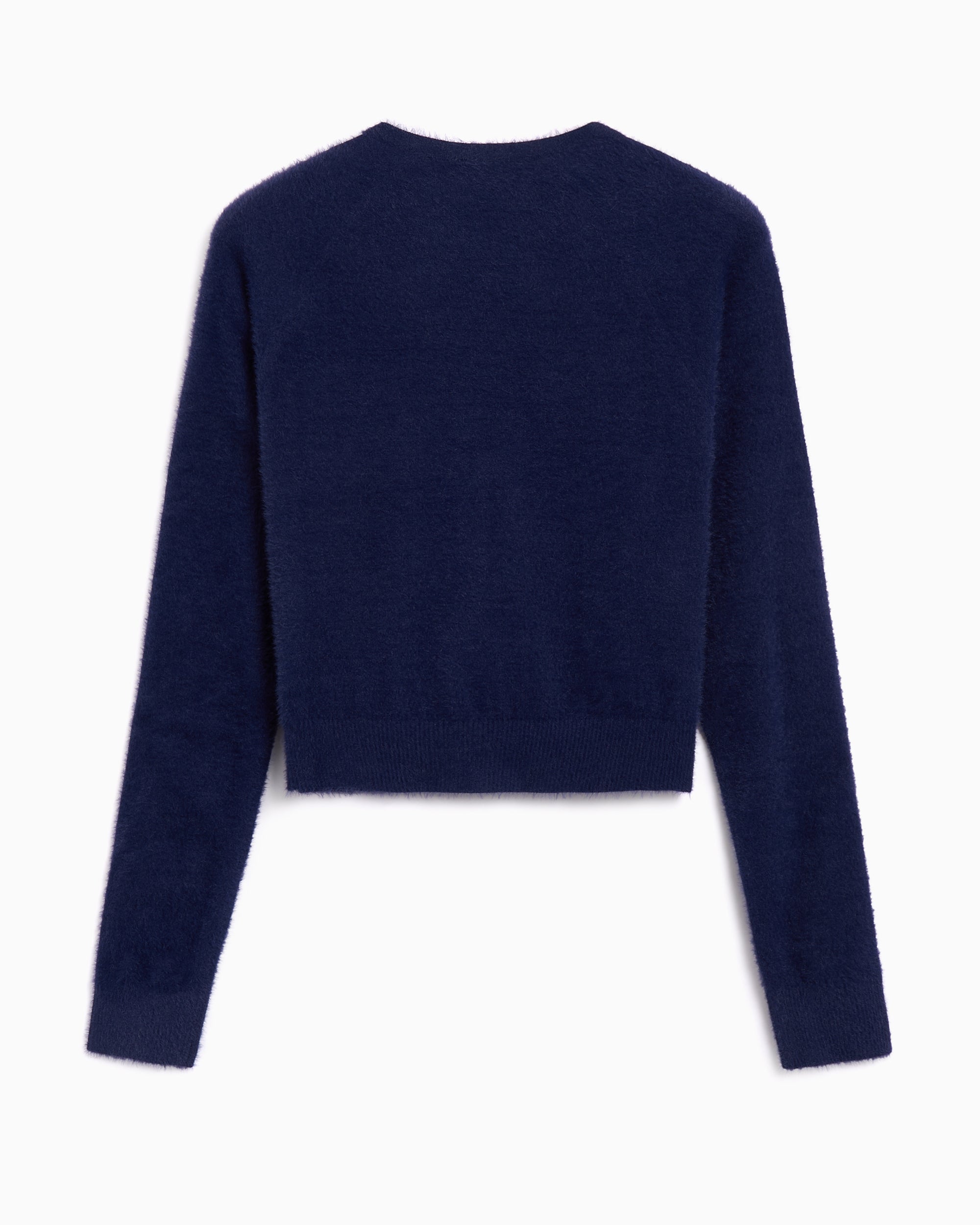 Cardigan Crop adidas Originals Fluffy Knitted para mulher