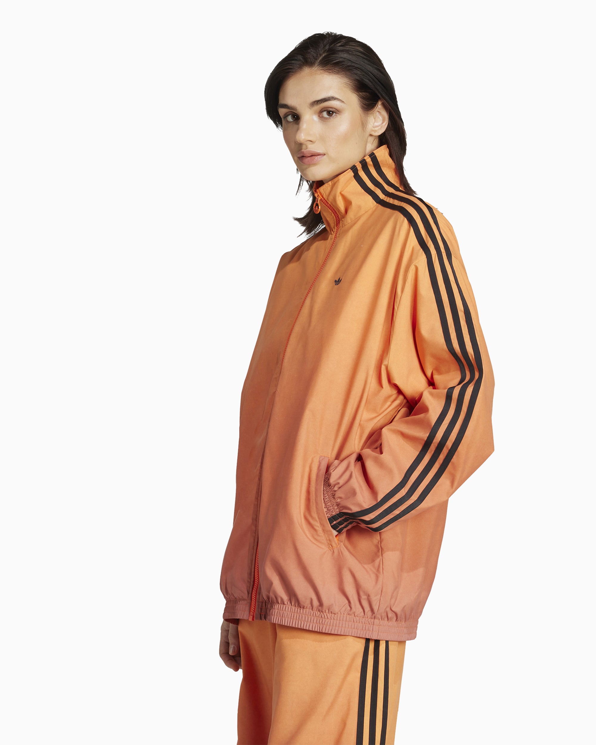 Jackets Coats adidas Originals Gradient Firebird Oversize Women's Track Jacket - JW7259