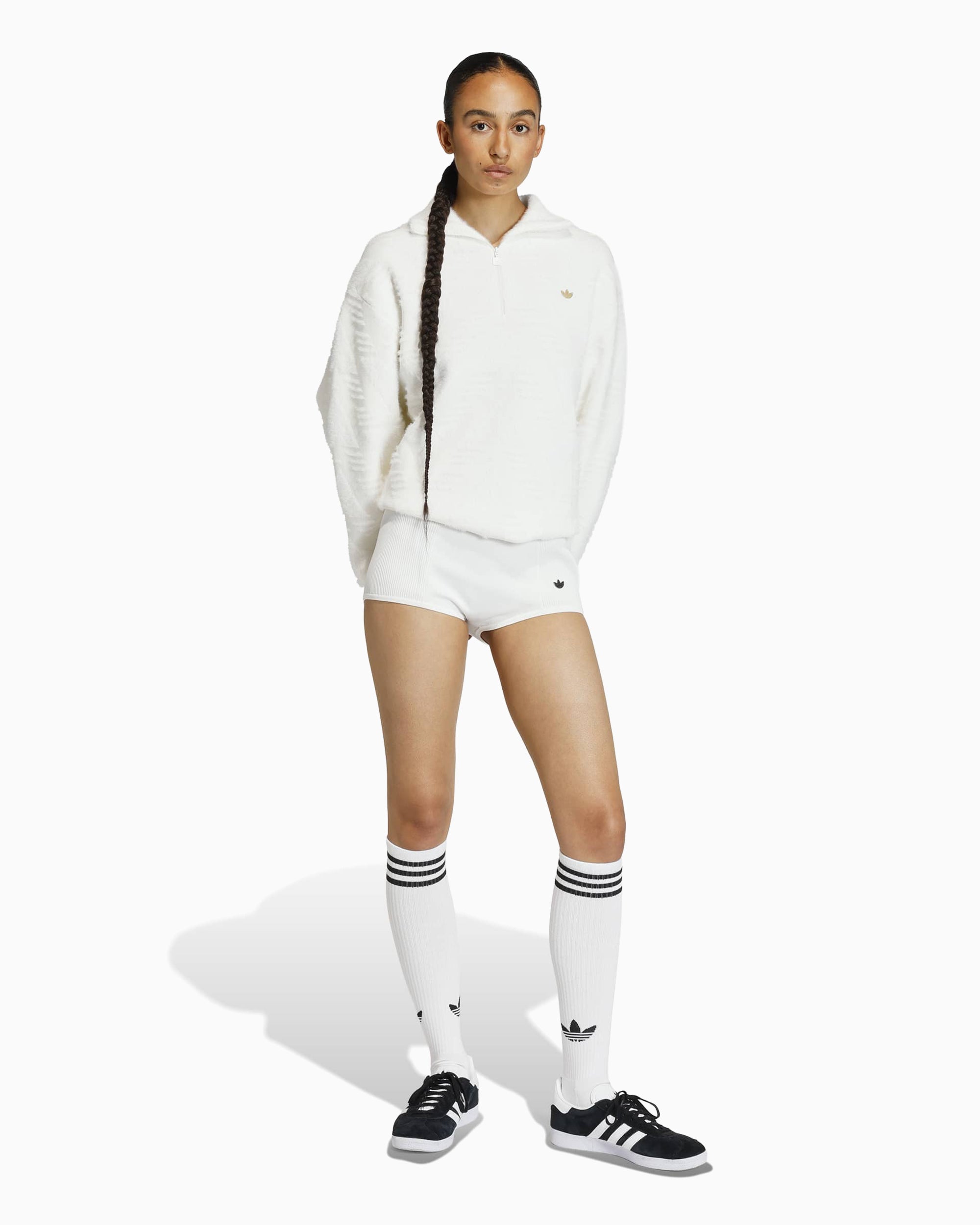 Jackets Coats adidas Originals Knitted Women's Fleece Jacket - KE1298