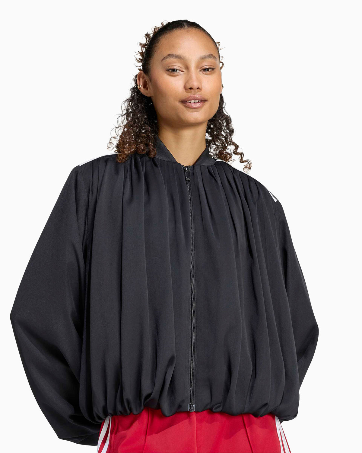 Jackets Coats adidas Originals Satin Pleat Oversize Women's Light Jacket - LG4081