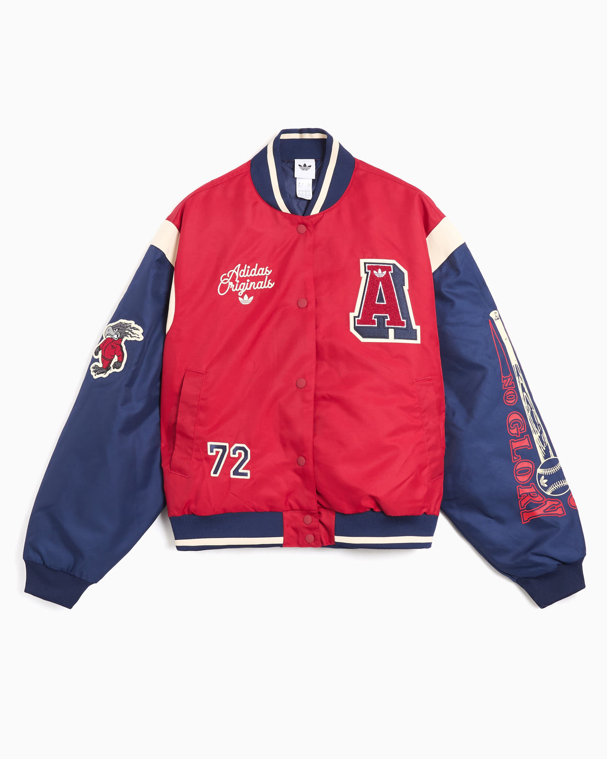 Jackets Coats adidas Originals with patches Boxy Women's Varsity Jacket - KR7030