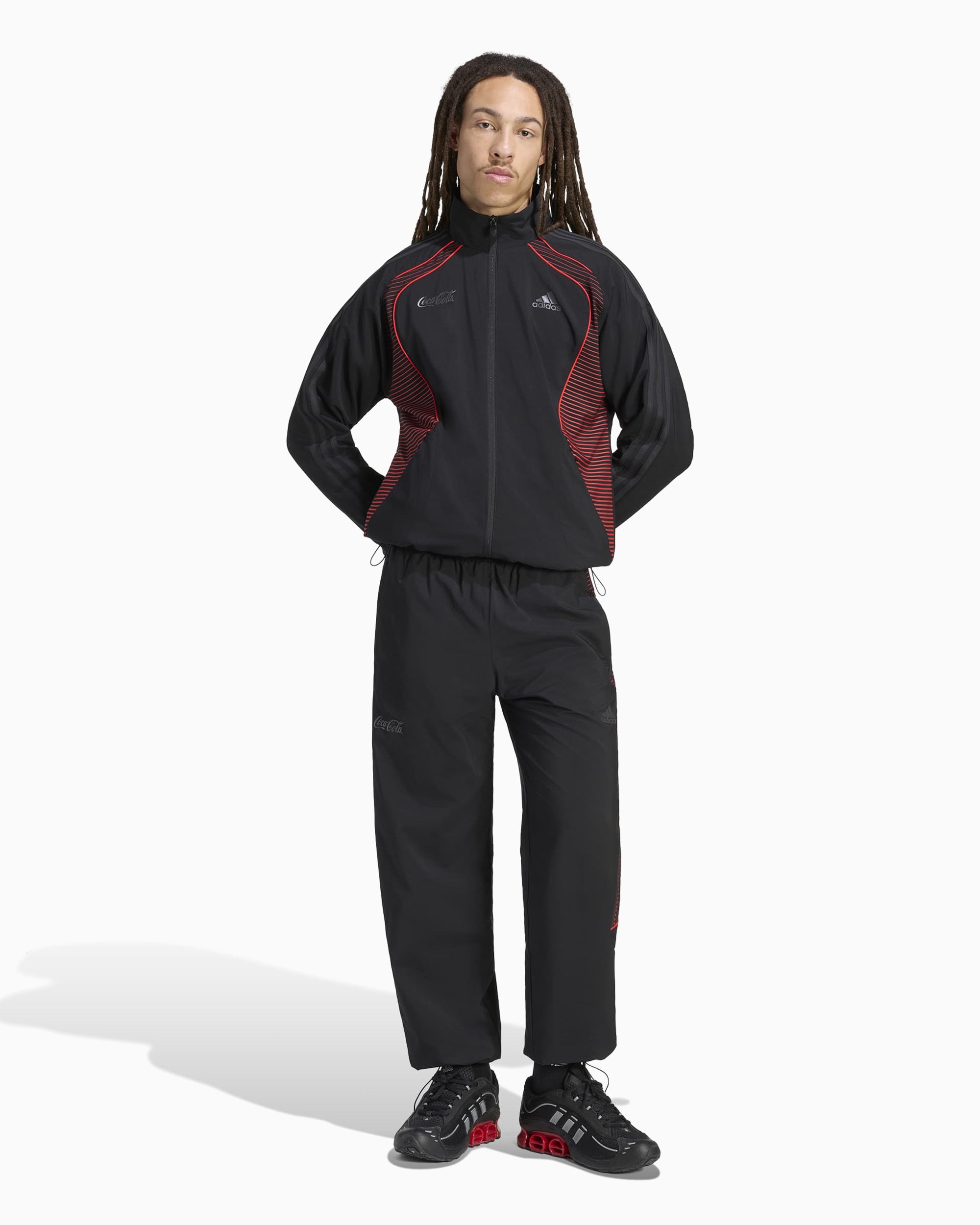 Jackets Coats adidas Originals x Coca-Cola Teamgeist Logo Relaxed Men's Track Jacket - KX0944
