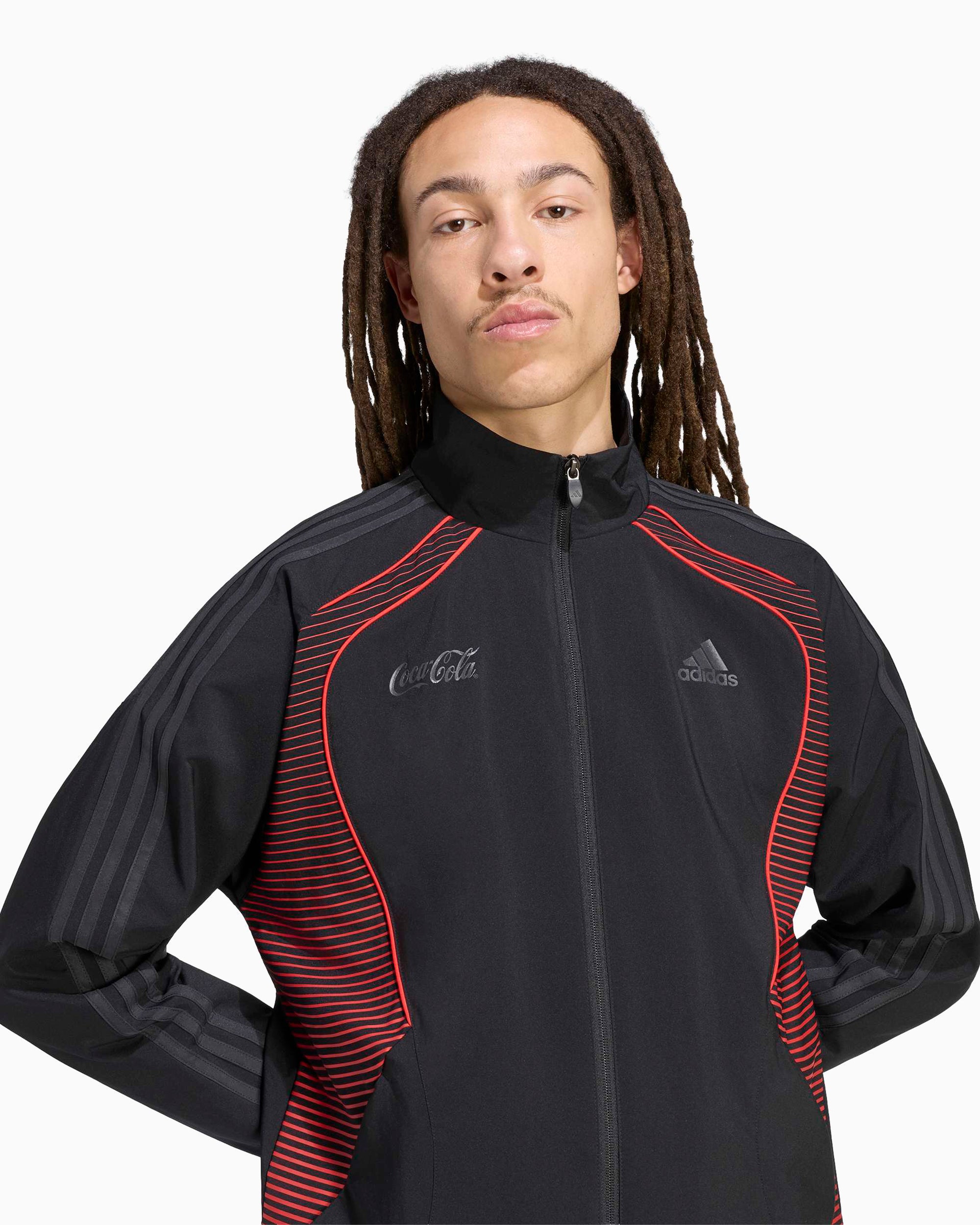 Jackets Coats adidas Originals x Coca-Cola Teamgeist Logo Relaxed Men's Track Jacket - KX0944