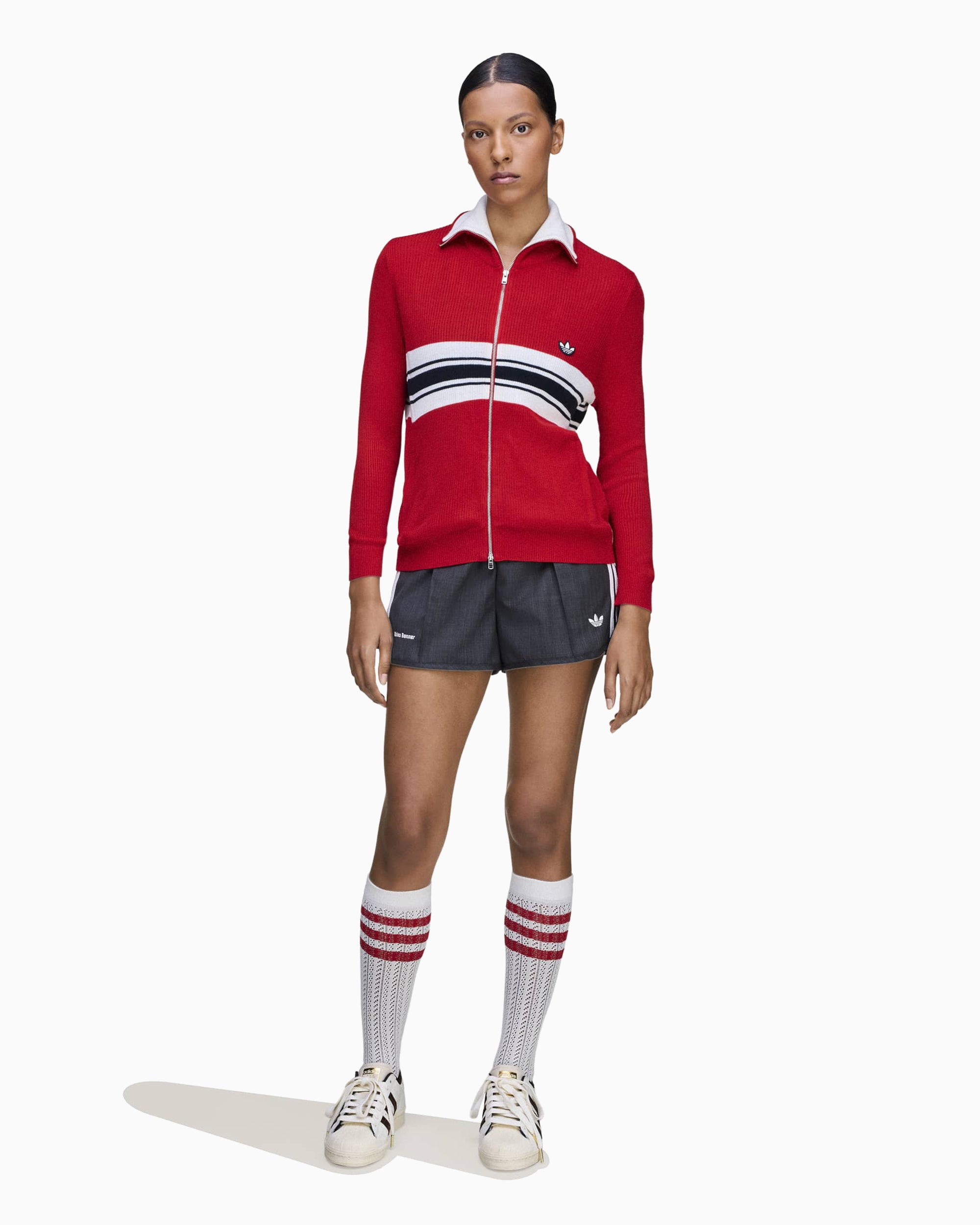 Track Jacket Slim adidas Originals x Wales Bonner para mulher