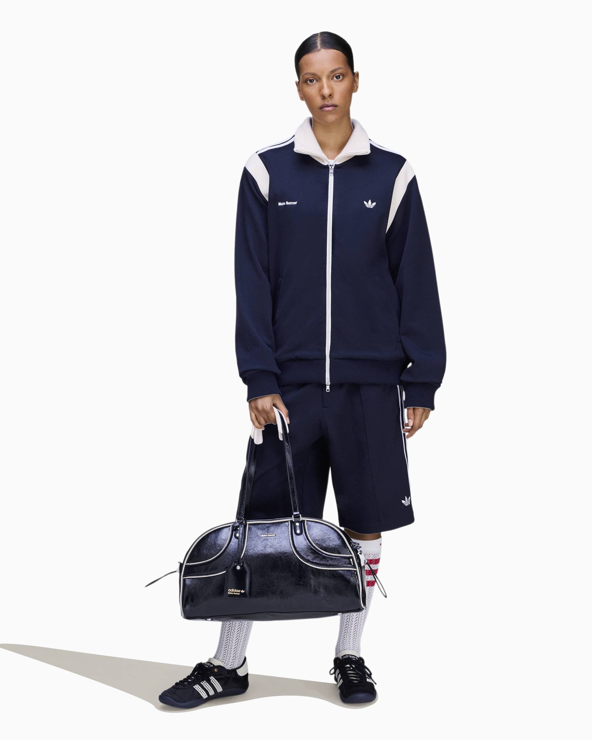 Track Jacket Slim adidas Originals x Wales Bonner Twill para homem