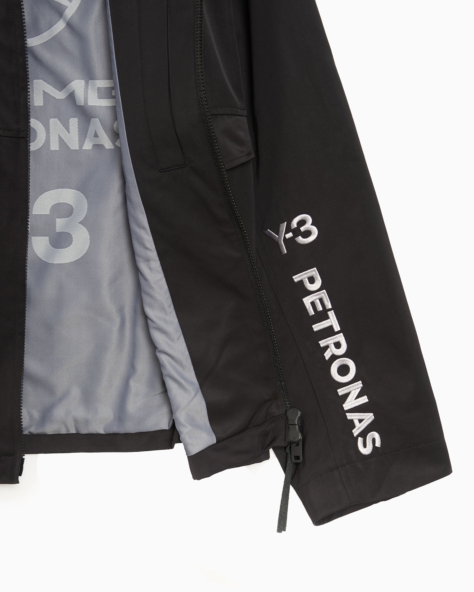 Jackets Coats adidas Y-3 x Mercedes AMG Petronas Team F1 "Wolf" Embroidered Unisex Light Jacket - KR2375