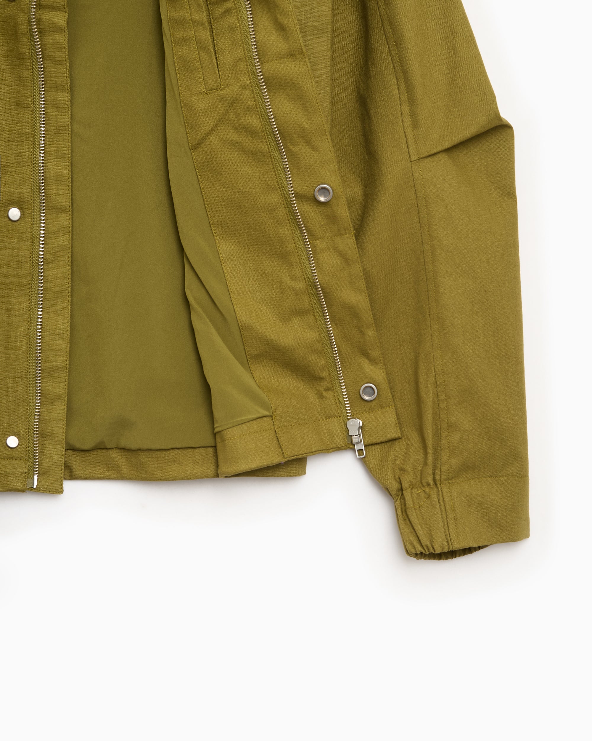 Jackets Coats Arte Antwerp Technical Linen Men's Light Jacket - SS26-038J-Green