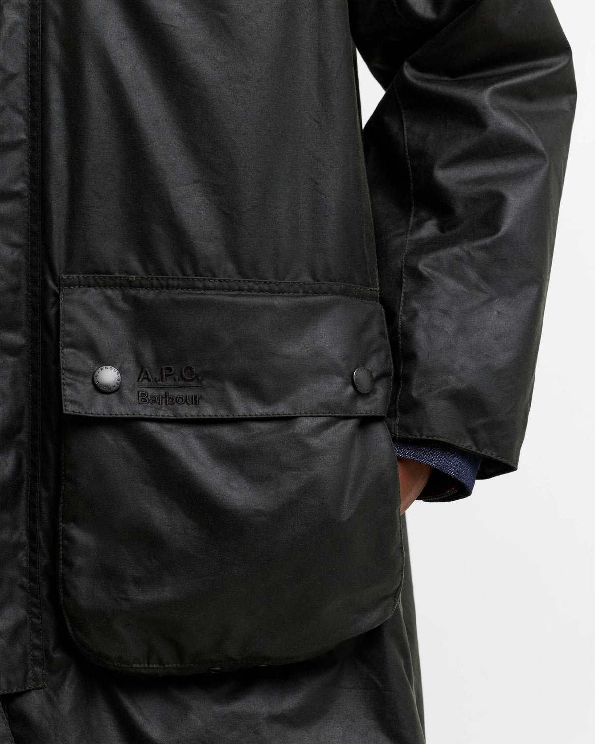Jackets Coats Barbour x A.P.C Sugarlump Bedale Men's Rain Jacket - MWX2619SG91
