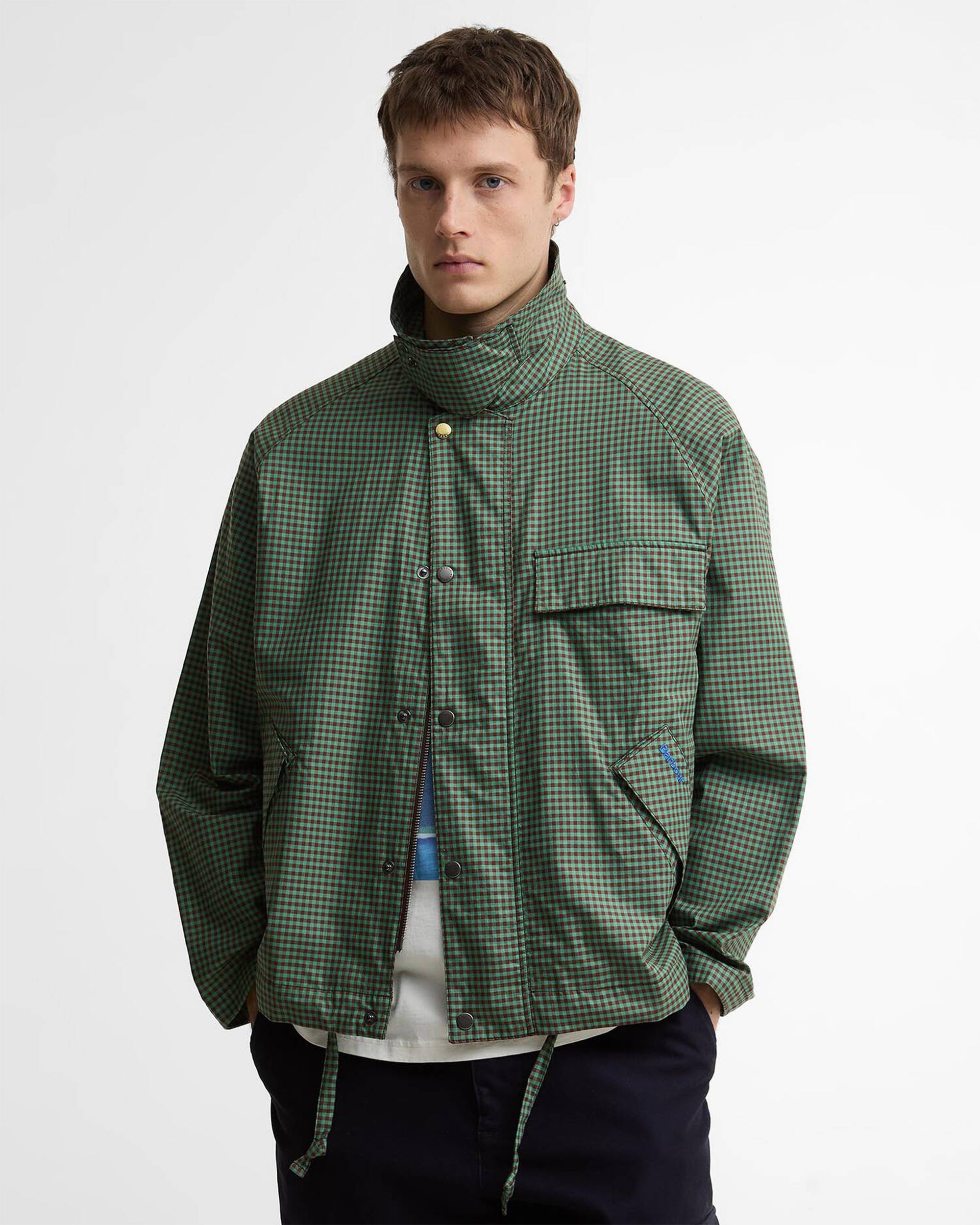Jackets Coats Barbour x Paul Smith Transport Plaid Oversize Men's Light Jacket - MCA1128GN52
