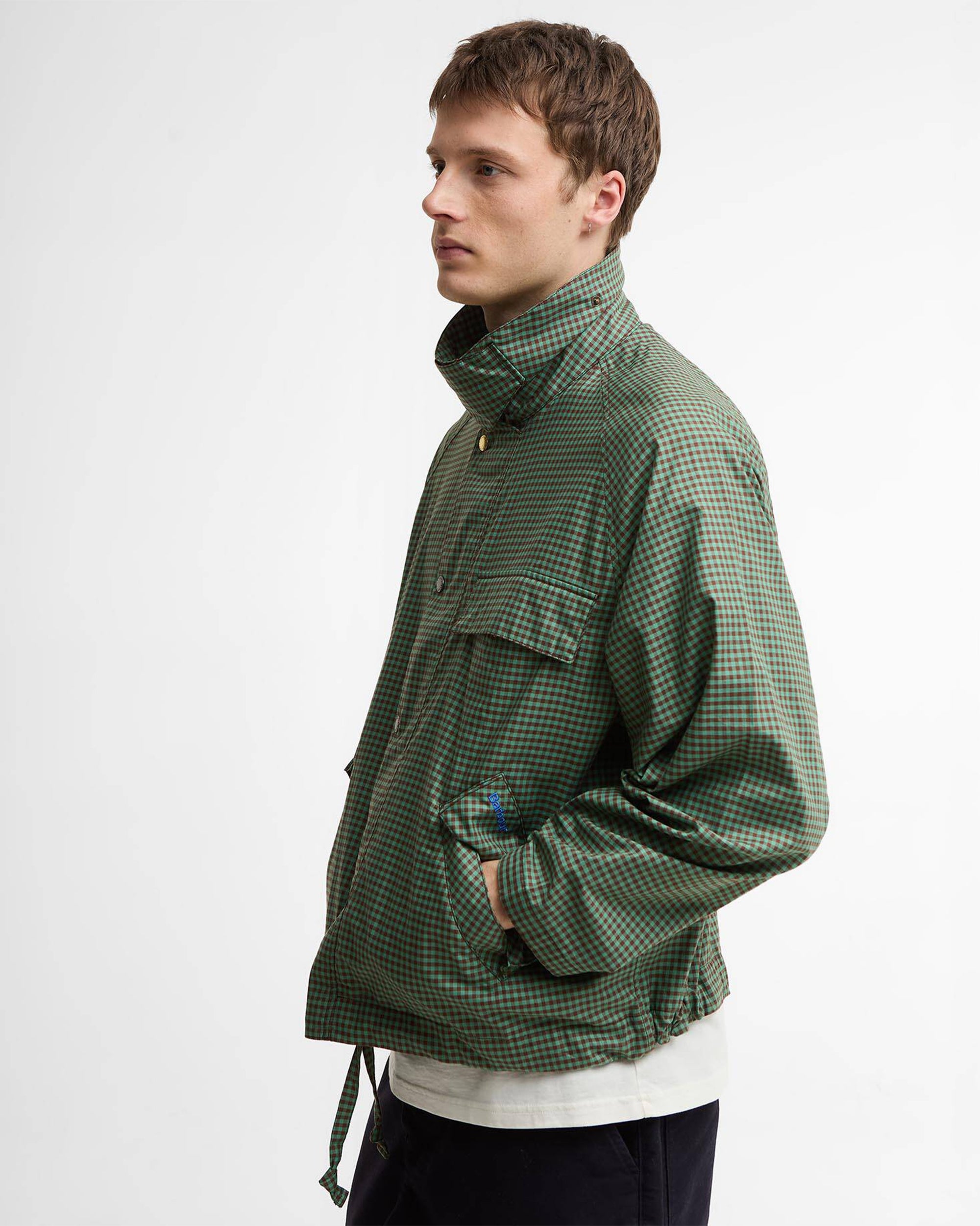 Jackets Coats Barbour x Paul Smith Transport Plaid Oversize Men's Light Jacket - MCA1128GN52