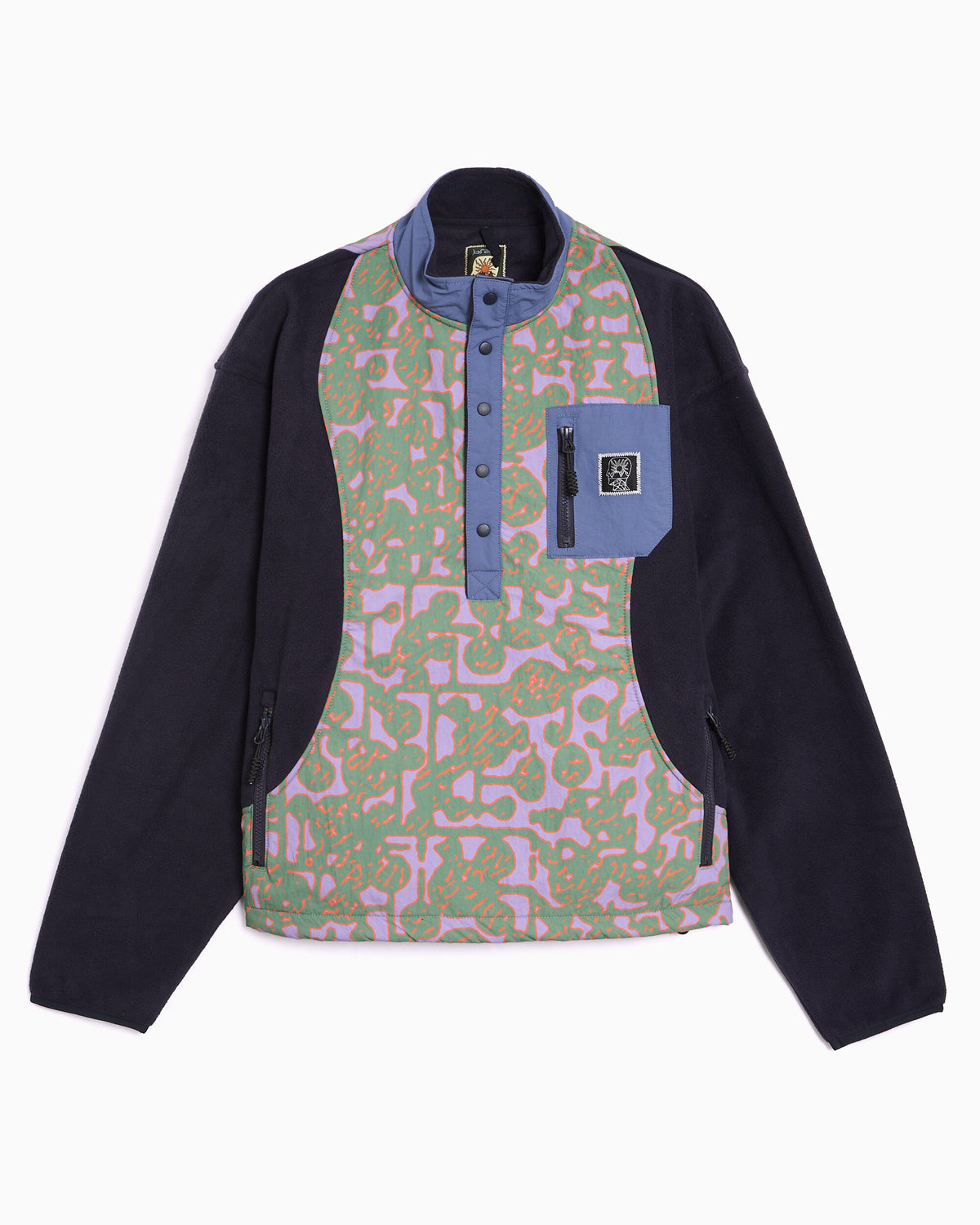 Jackets Coats Brain Dead Geo Camo Men's Fleece Jacket - F26O02005249