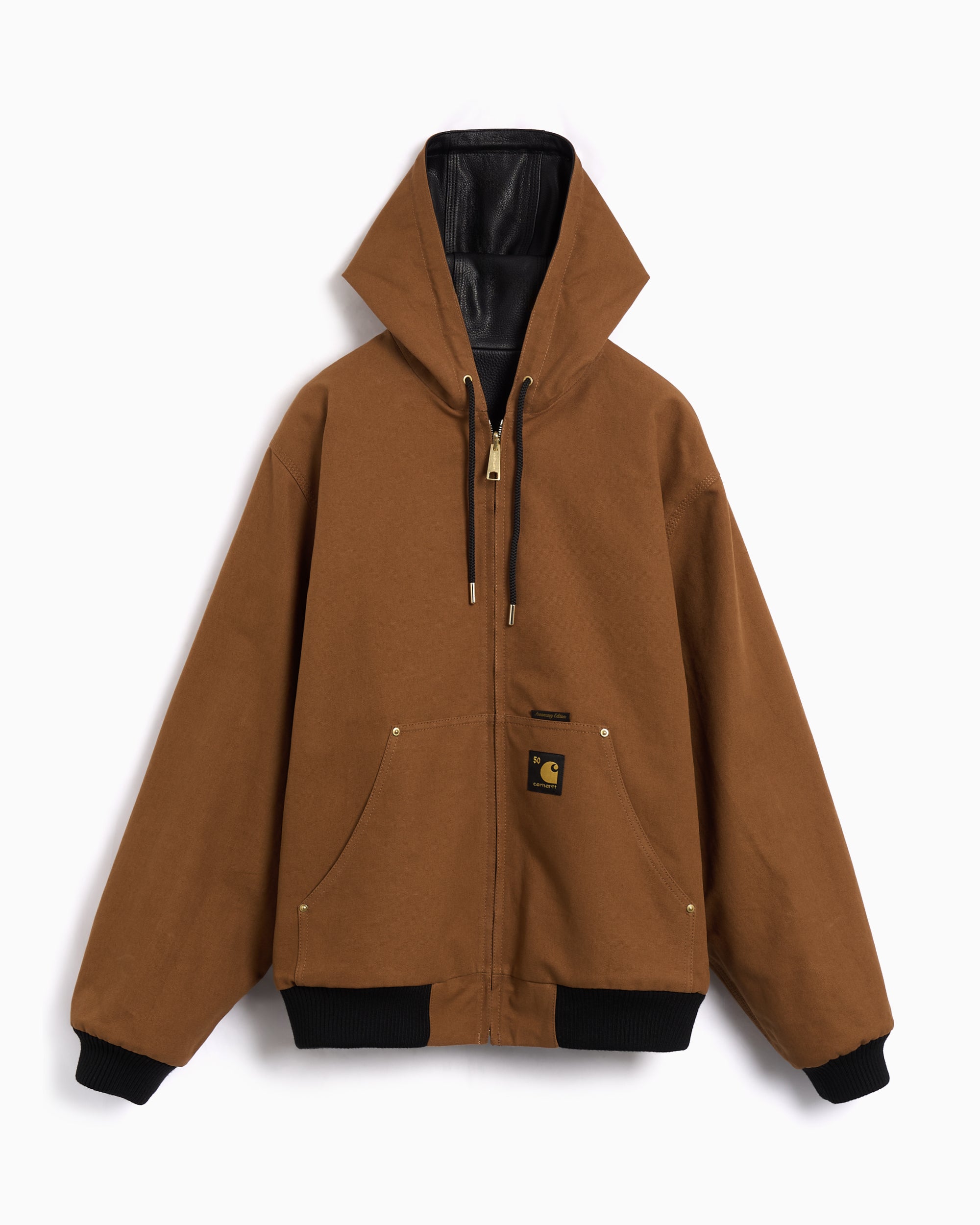 carhartt wip 50周年記念ACTIVE JACKET カーハート Jaqueta de couro Relaxed Reversível Carhartt WIP 50th Anniversary Edit
