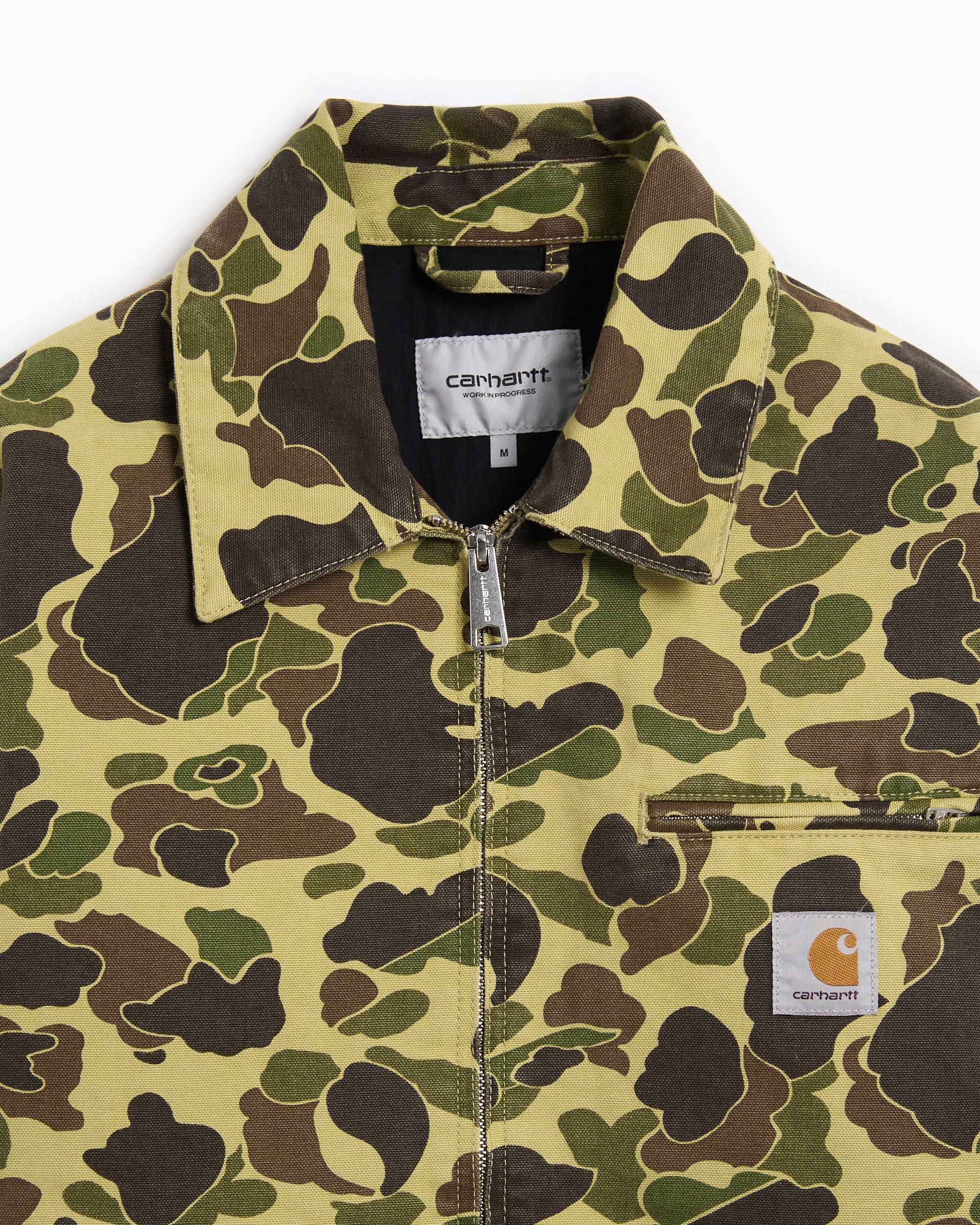 Work Jacket Carhartt WIP Duck Detroit Camo para homem