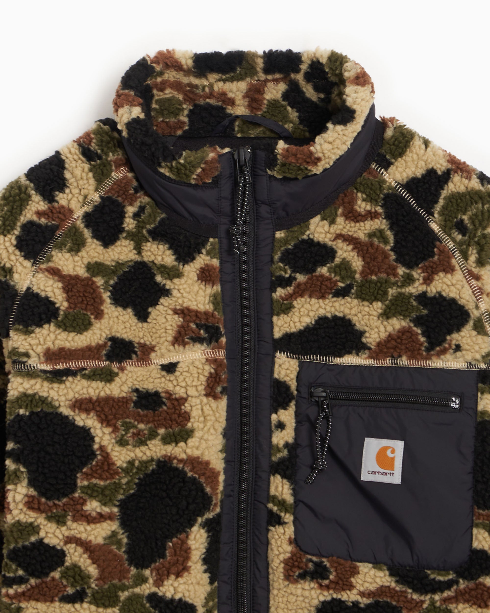 Jackets Coats Carhartt WIP Prentis Liner Duck Camo Unisex Fleece Jacket - I035696-3CVXX