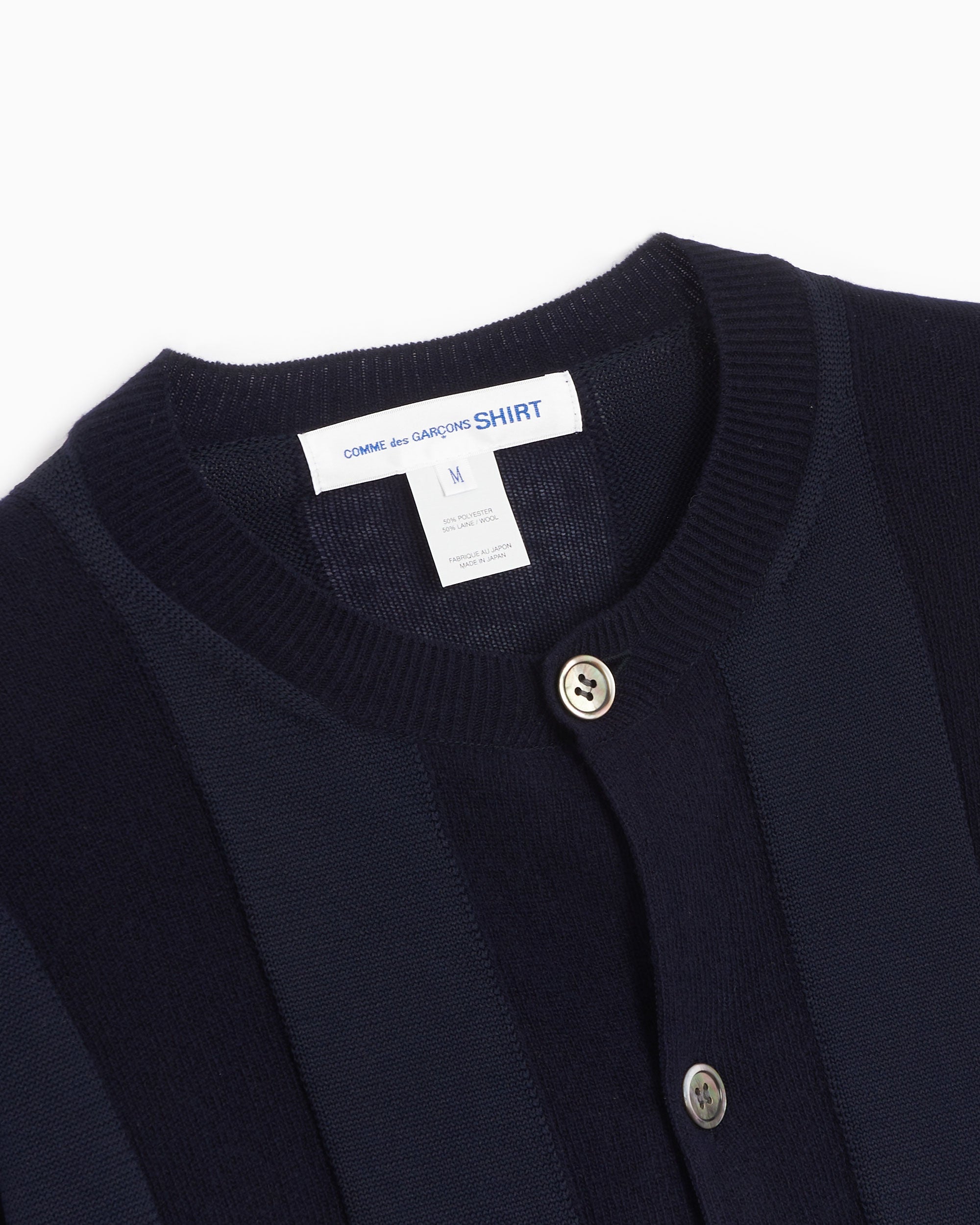 Jackets Coats Comme Des Garçons Shirt Men's Knit Cardigan Men's Jacket - FJ-N018-W22-2