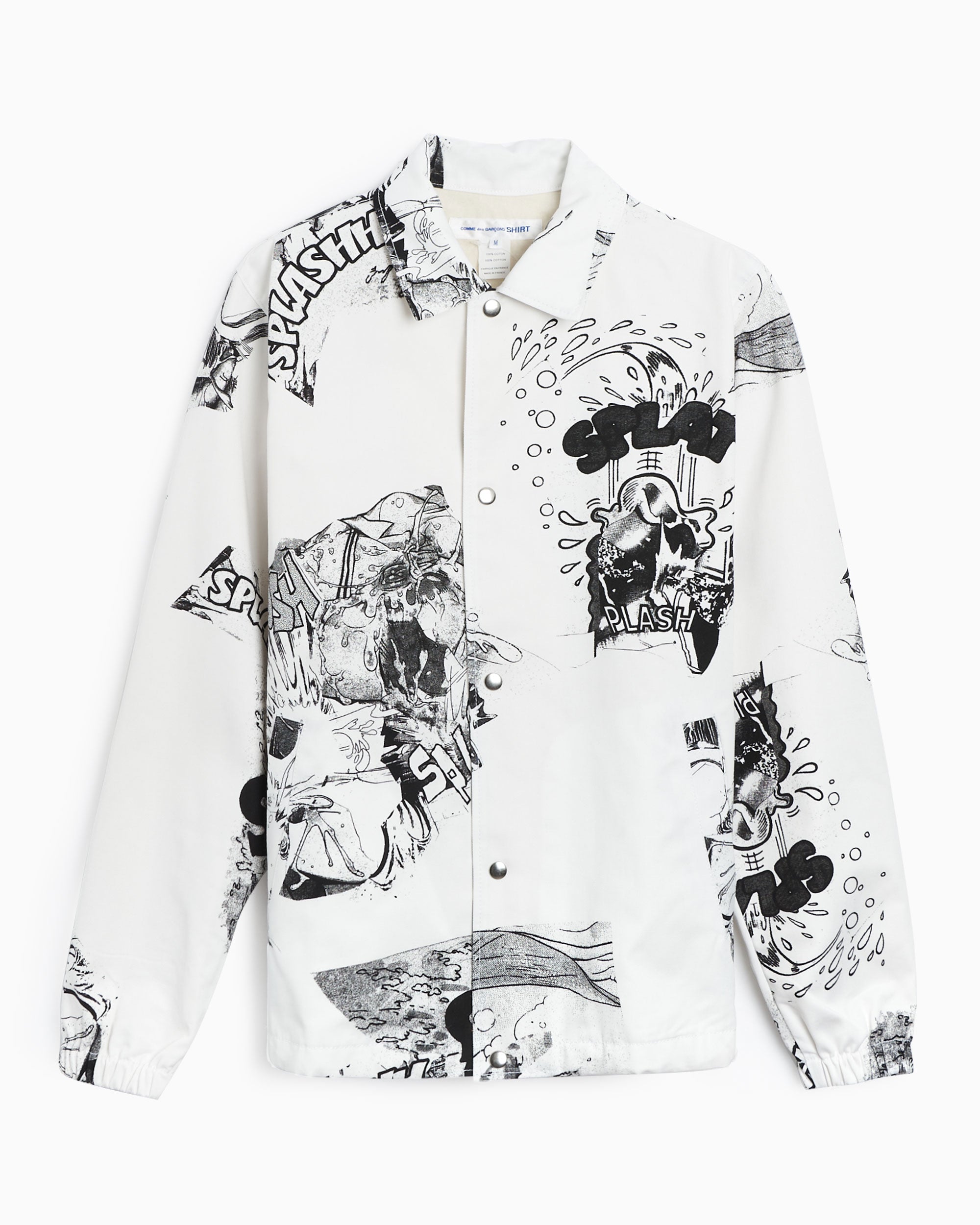 Jackets Coats Comme Des Garçons Shirt x Christian Marclay Men's Woven Jacket Men's Overshirt - FI-J108-S22-1