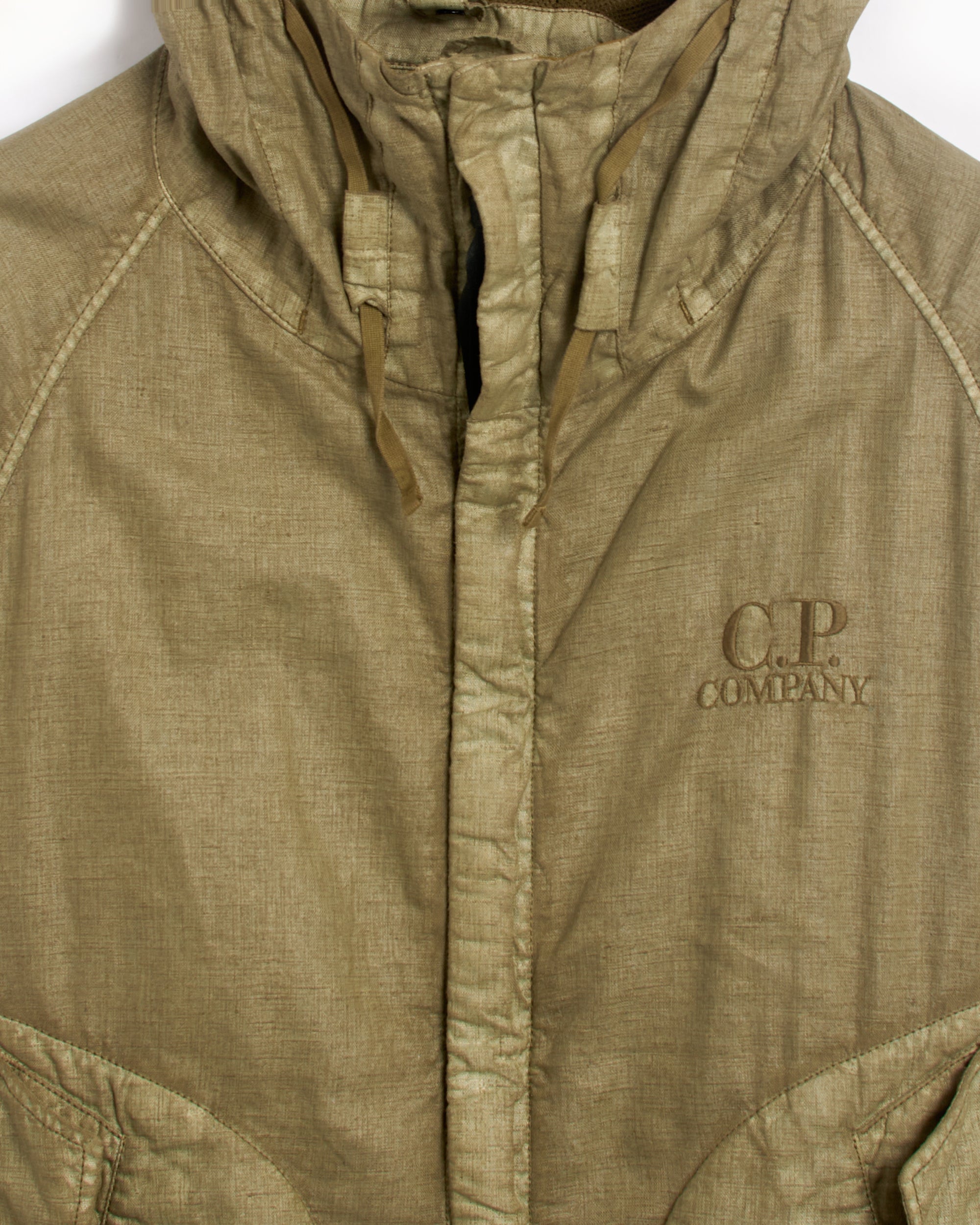 Casaco CP Company Men's Lino Wax Goggle Jacket para homem