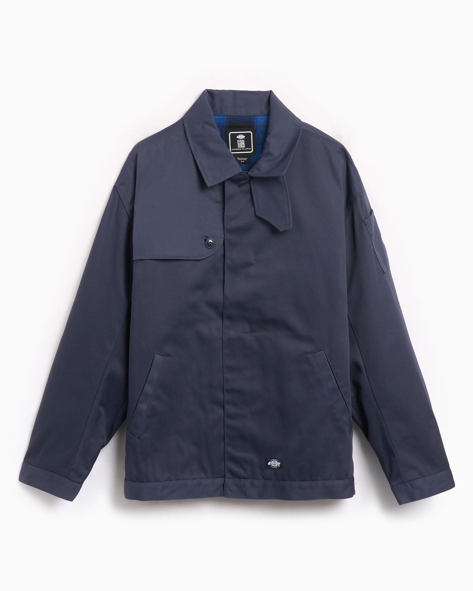 Jackets Coats Dickies x Tokyo Design Collective Men's Oversized Fit Lined Eisenhower Jacket Oversize Men's Overshirt - DK0A866R0DN1