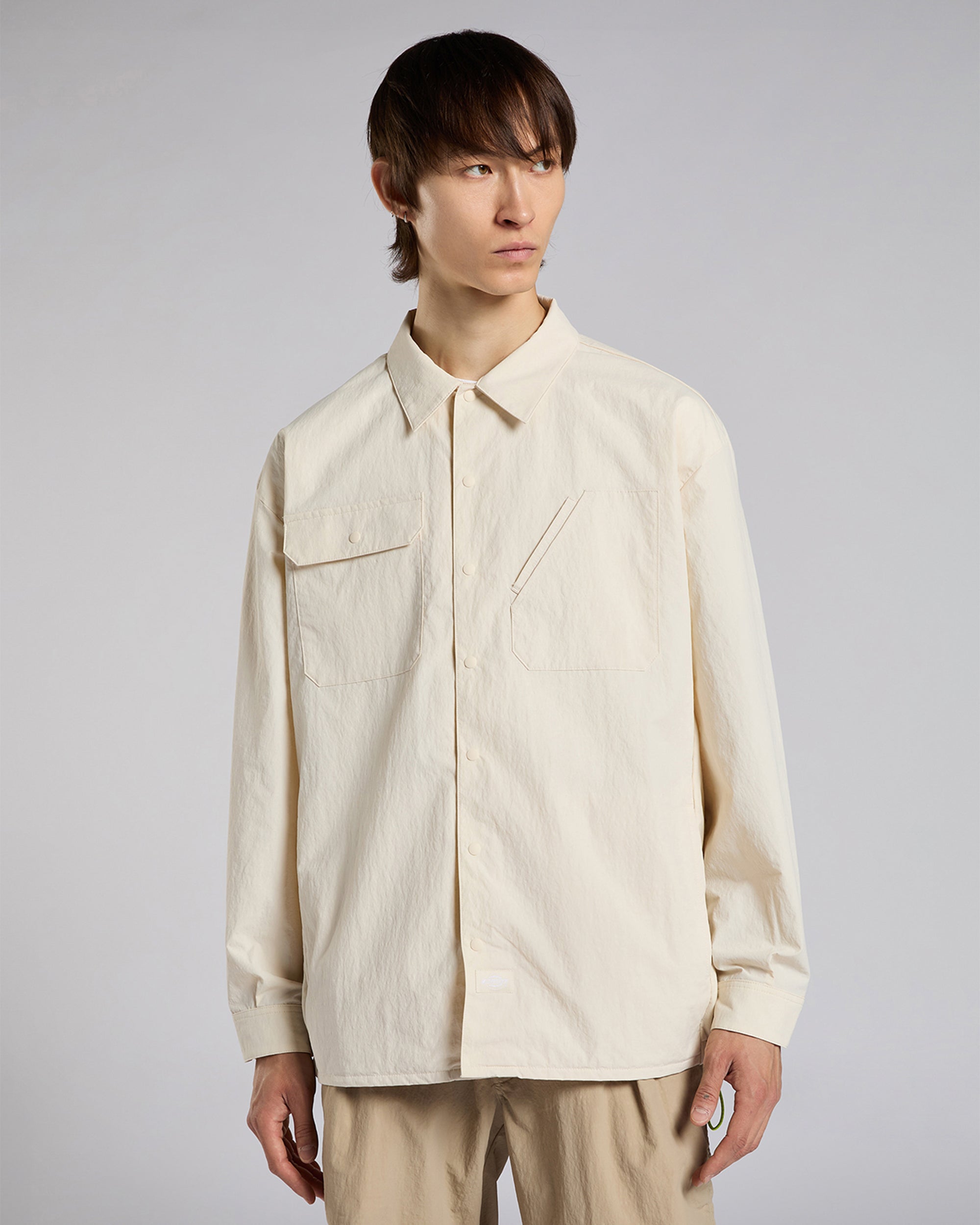 Jackets Coats Dickies x Tokyo Design Collective Men's Oversized Fit Pieced Workshirt Jacket Oversize Men's Light Jacket - DK0A866OF901