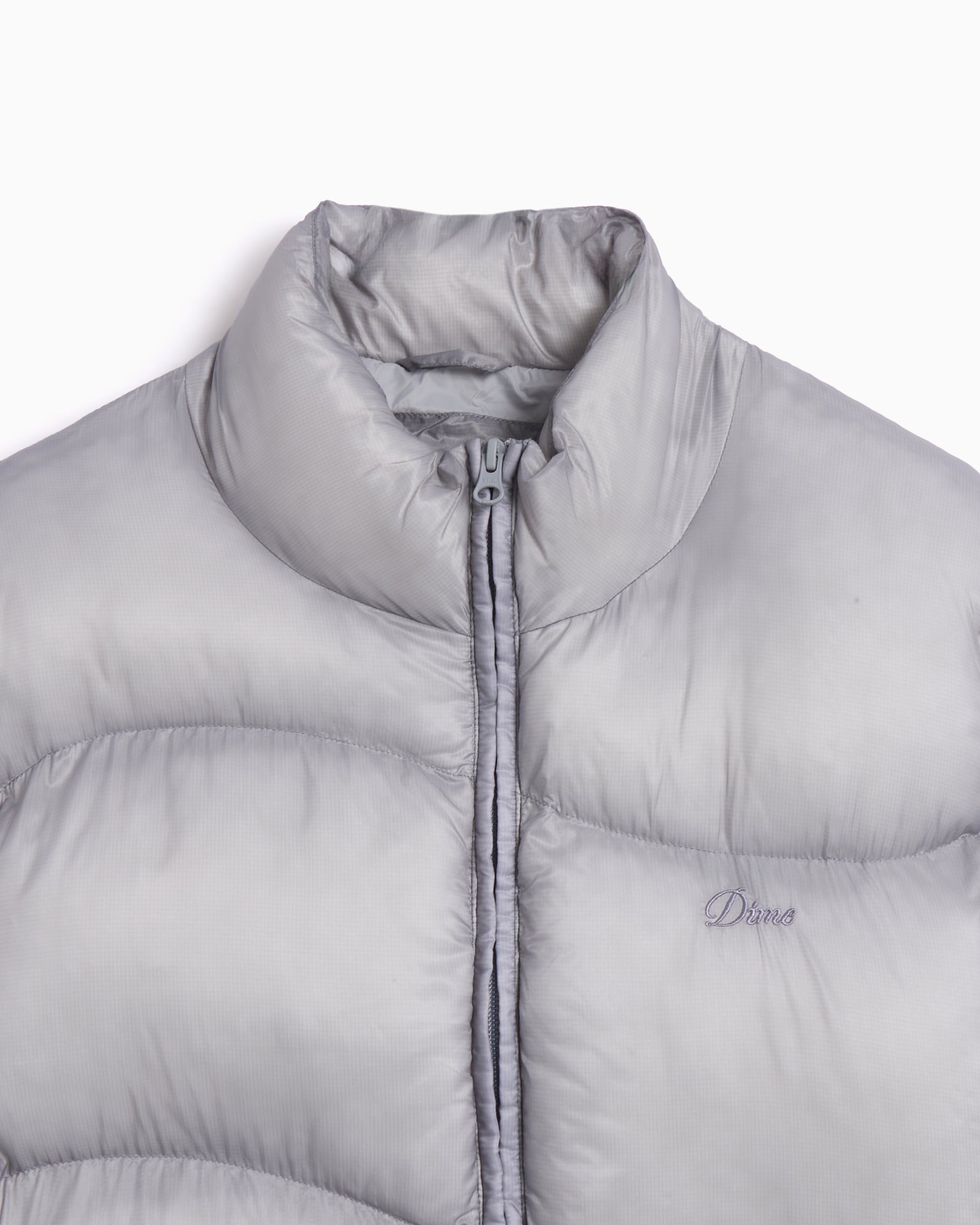 Jackets Coats Dime MTL Classic Ripstop Men's Puffer Jacket Men's Down Jacket - DIMEHO242SIL