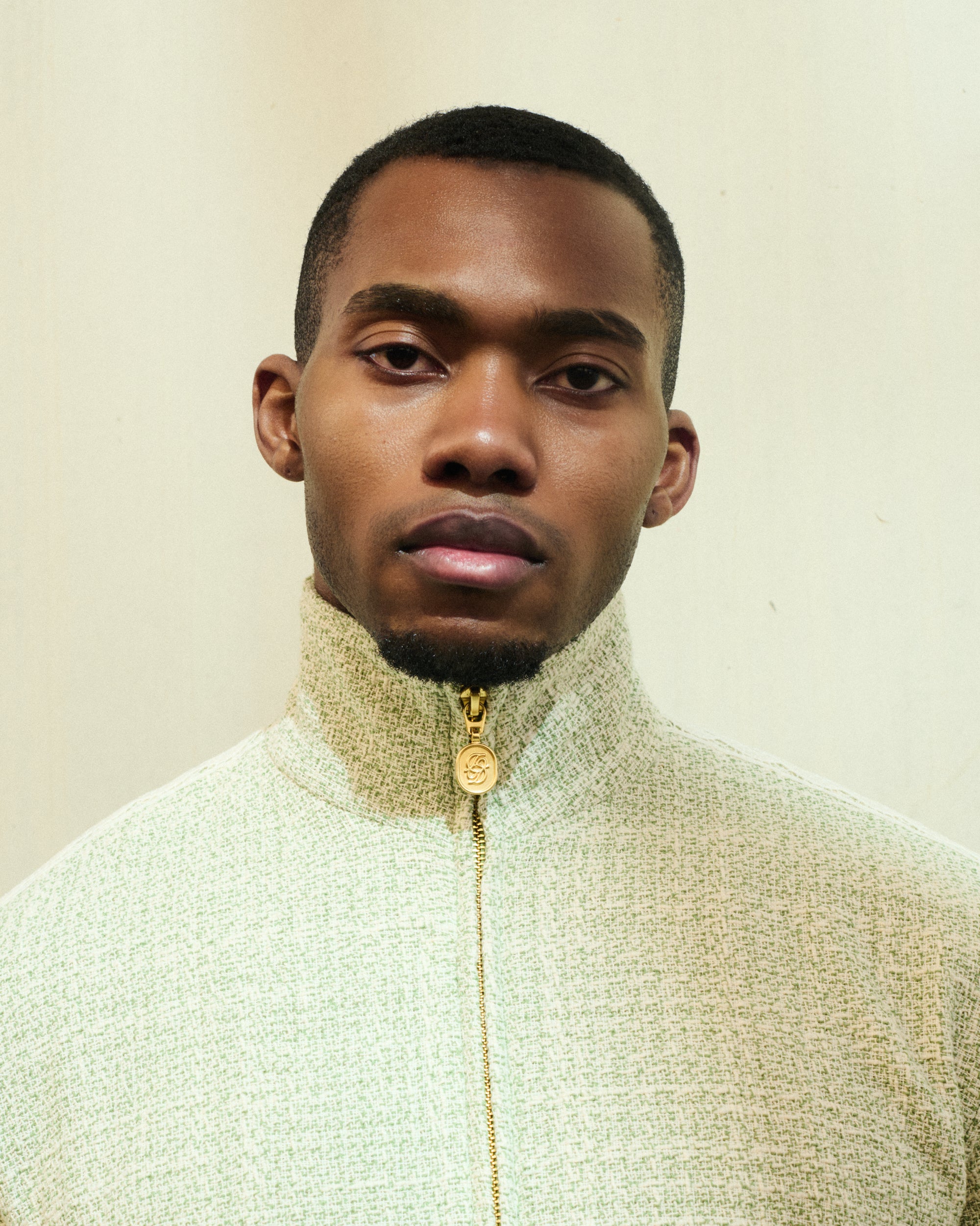 Jackets Coats Drôle de Monsieur Men's Tweed Jacket Relaxed Men's Track Jacket - JT214-CO186-LGN