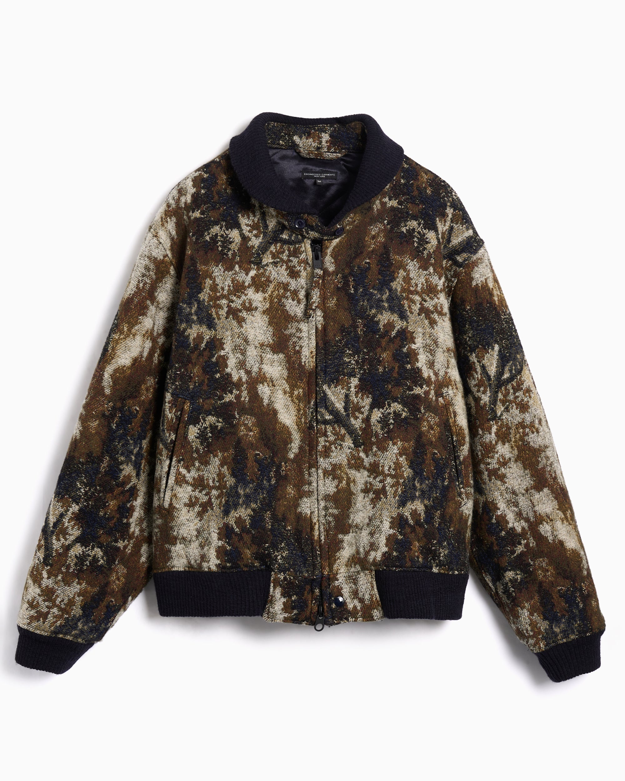 Jackets Coats Engineered Garments LL Jacquard Camo Print Men's Bomber - 25F1D066-BR003