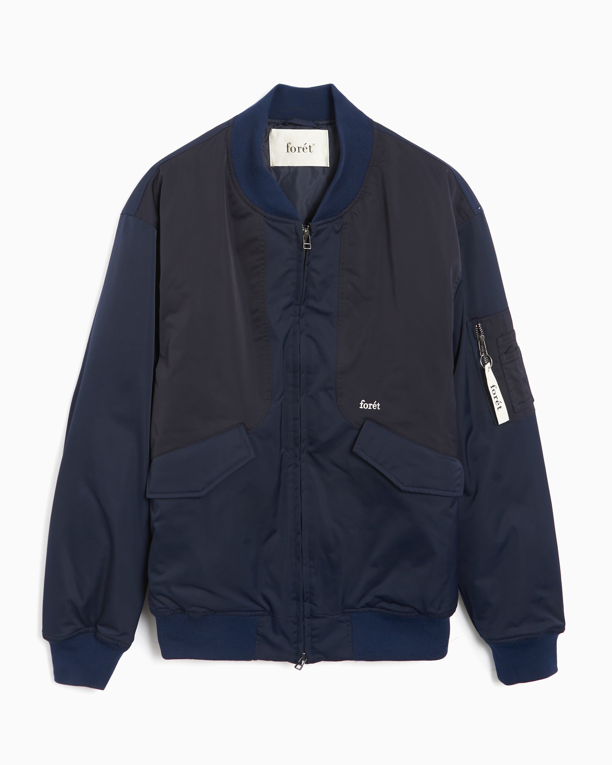 Jackets Coats Forét Bow Men's Bomber Oversize Men's Bomber - F4803-NAVY