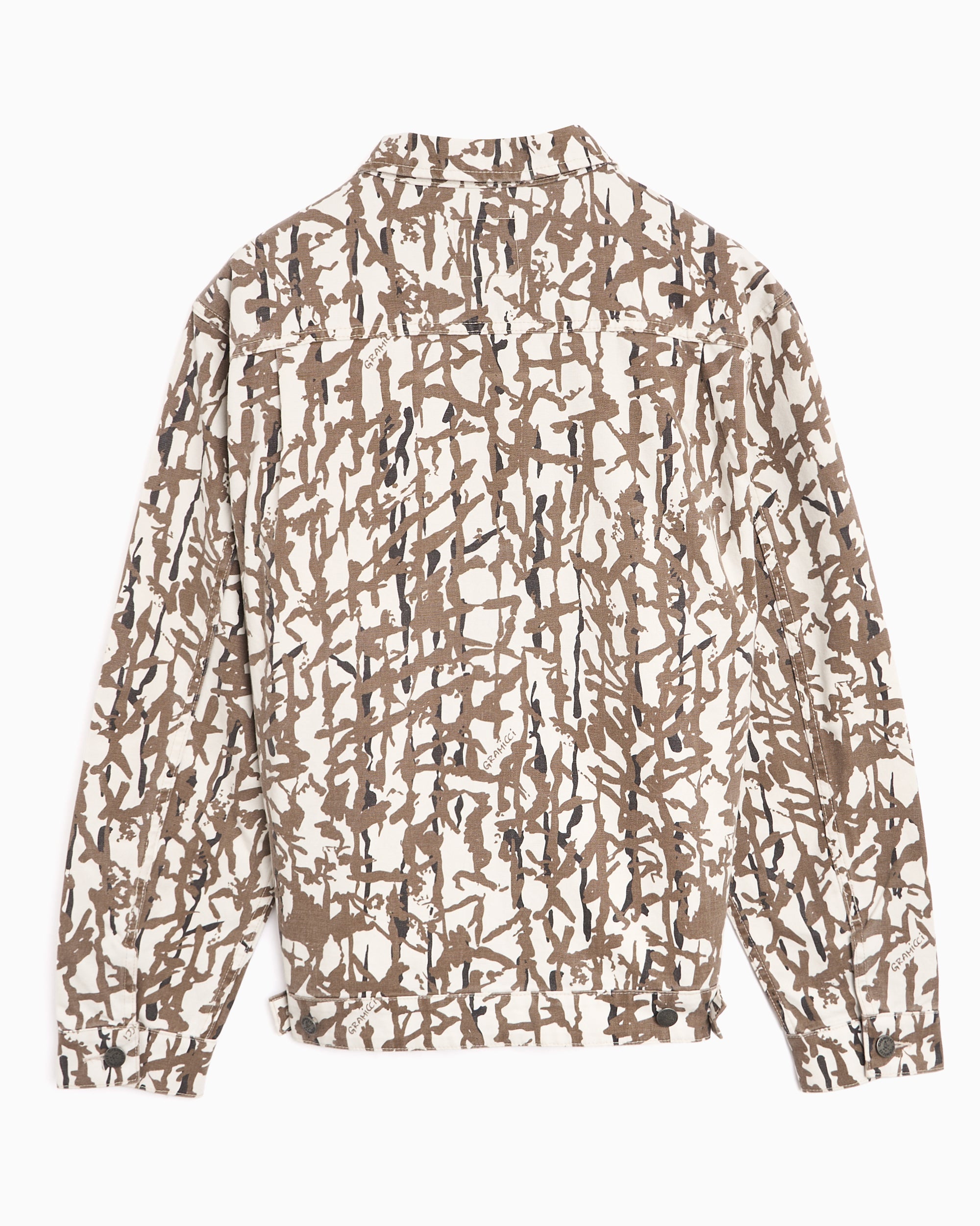 Jackets Coats Gramicci Taos Graphic Men's Denim Jacket - G6SM-J009-GREYREED