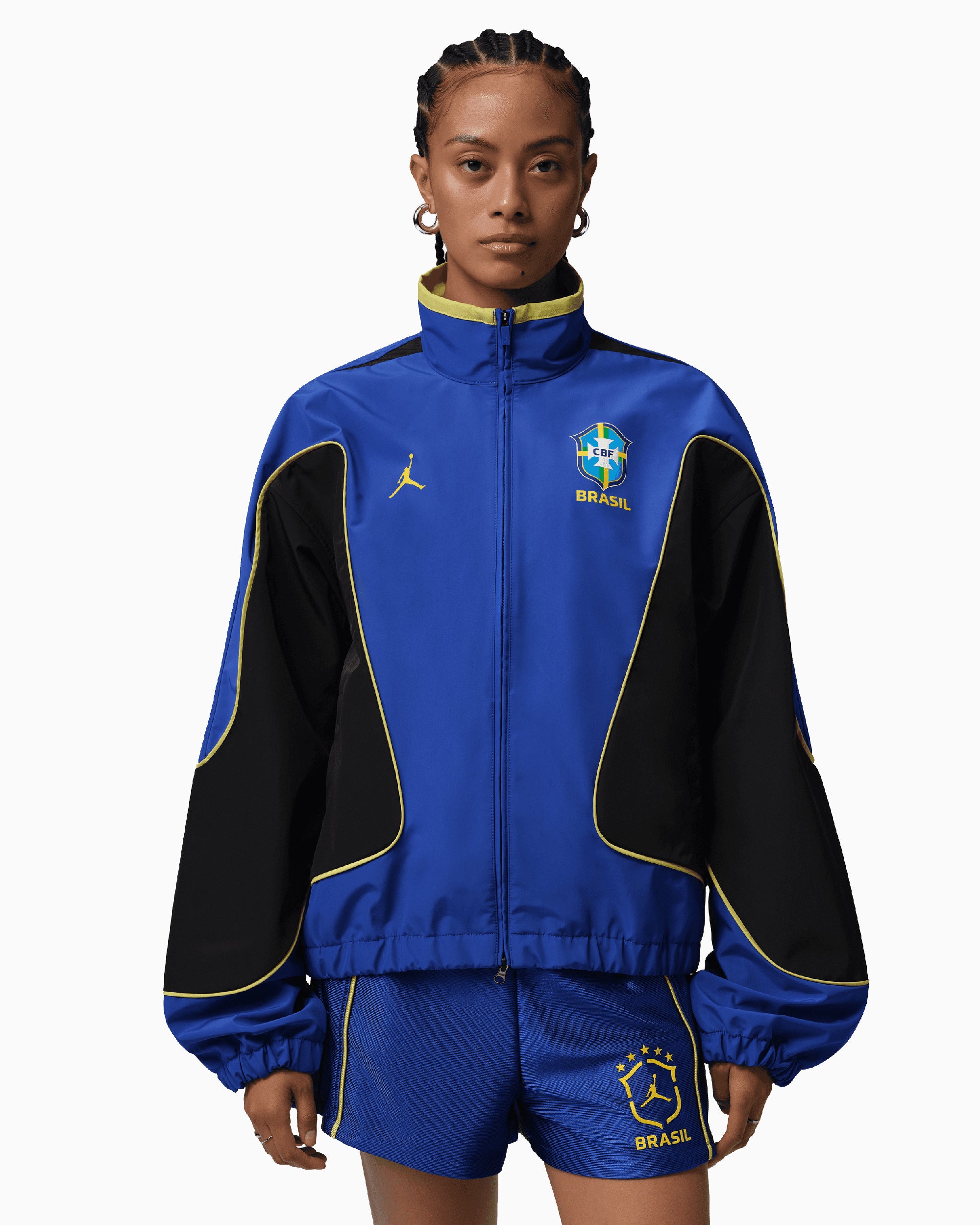 Jackets Coats Jordan Anthem Brasil Logo Relaxed Women's Track Jacket - IF3864-419
