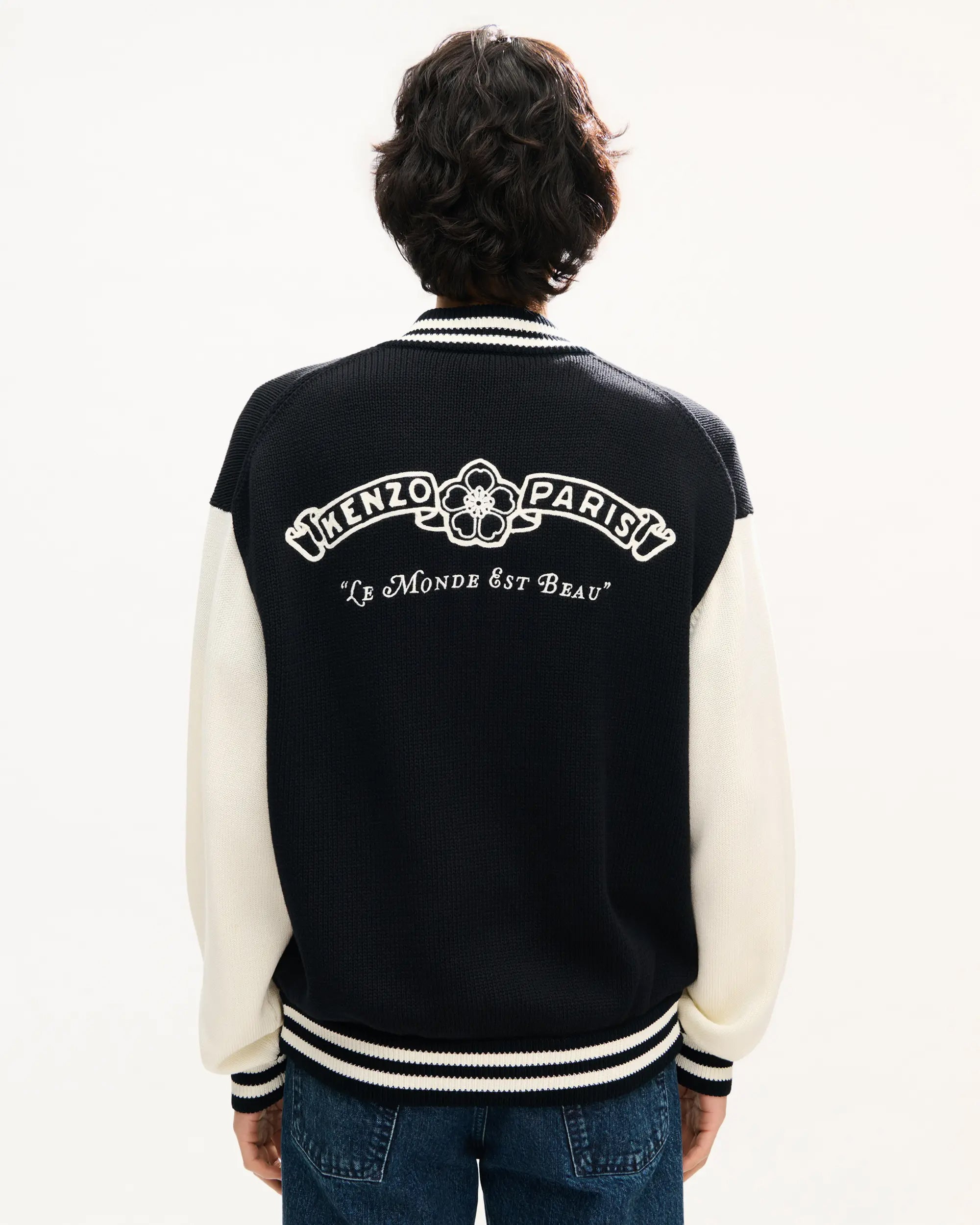 Varsity Jacket bordado Kenzo Paris para homem