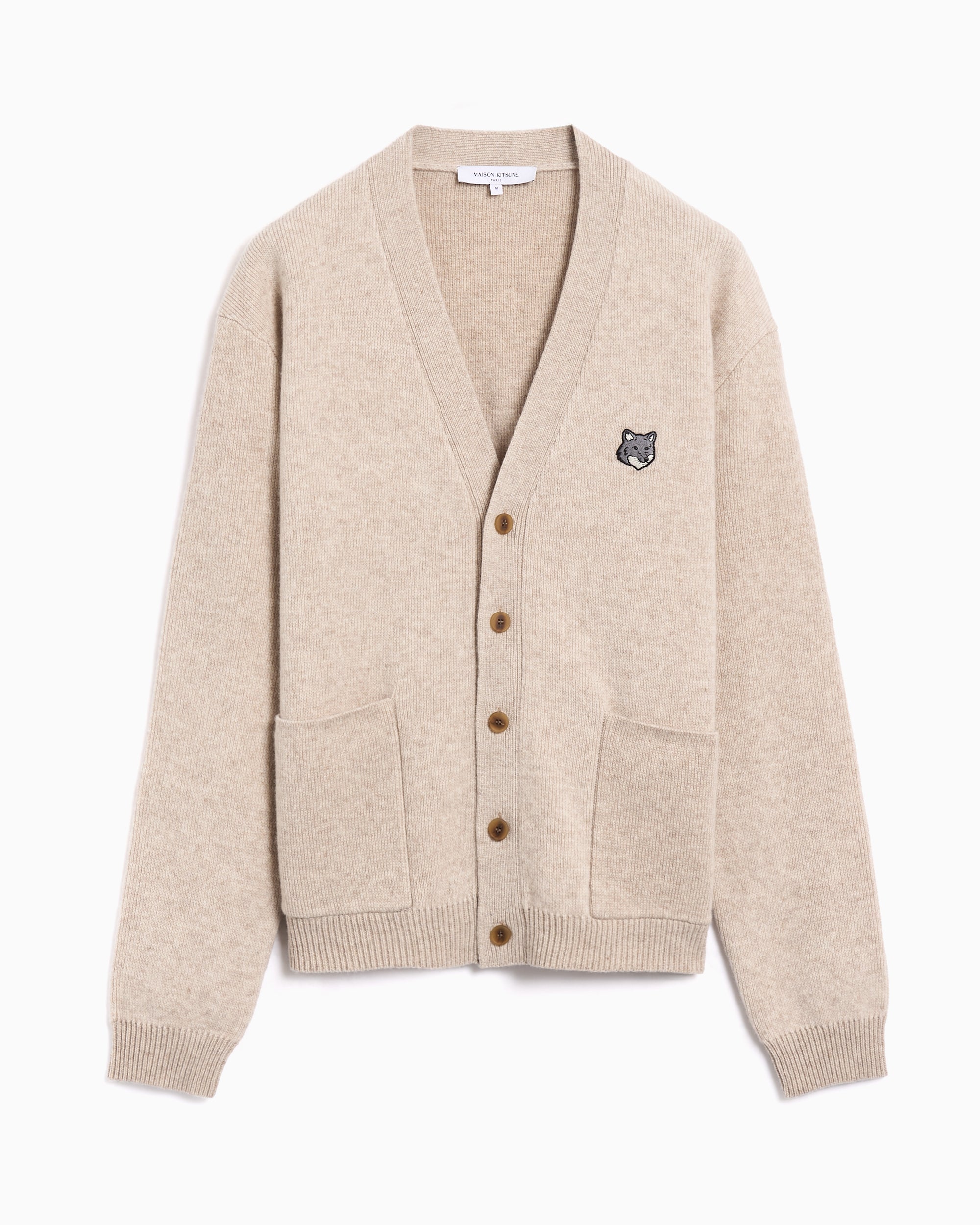 Jackets Coats Maison Kitsuné Fox Head Relaxed Men's Cardigan - PM00510KT1180-0335