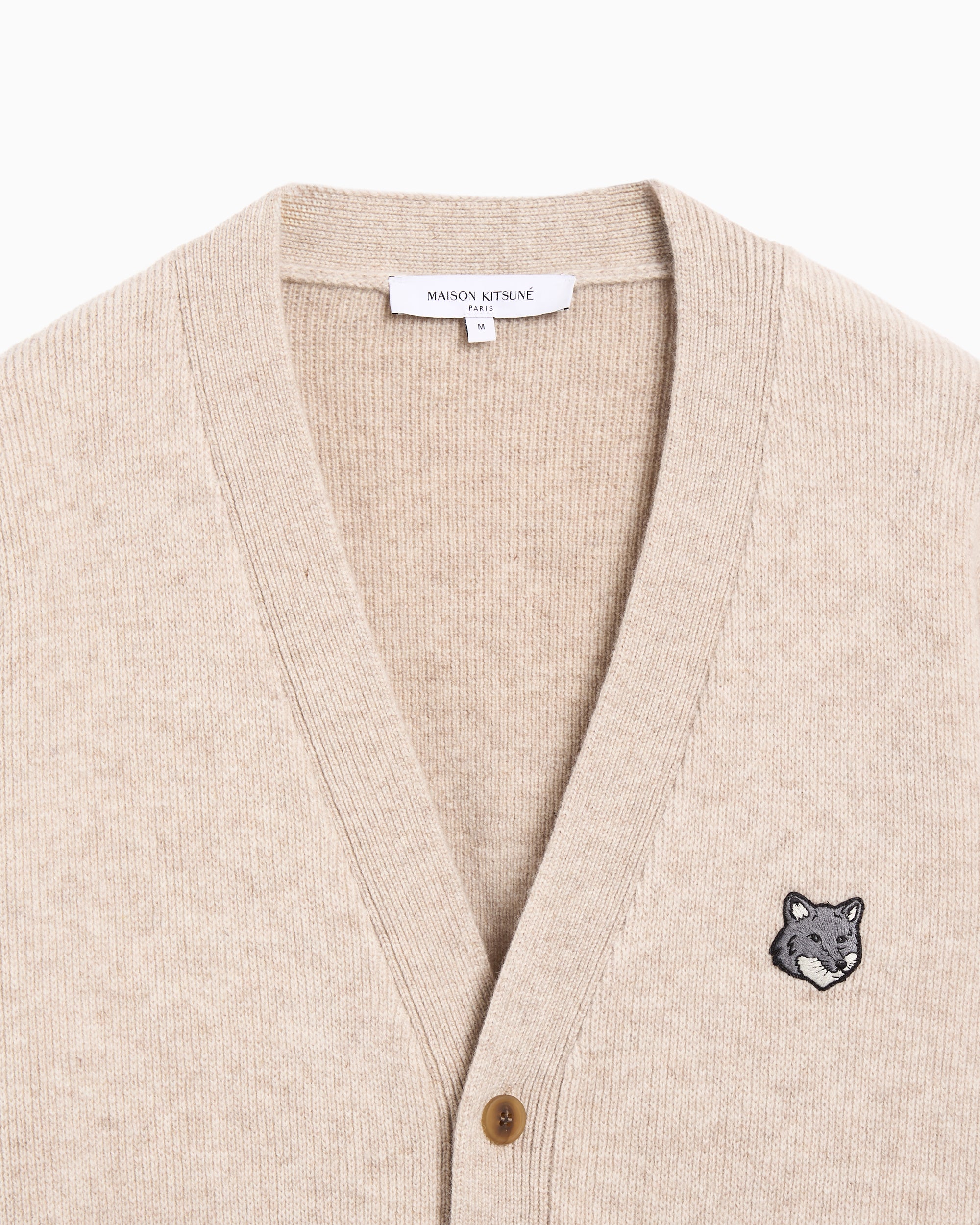 Jackets Coats Maison Kitsuné Fox Head Relaxed Men's Cardigan - PM00510KT1180-0335