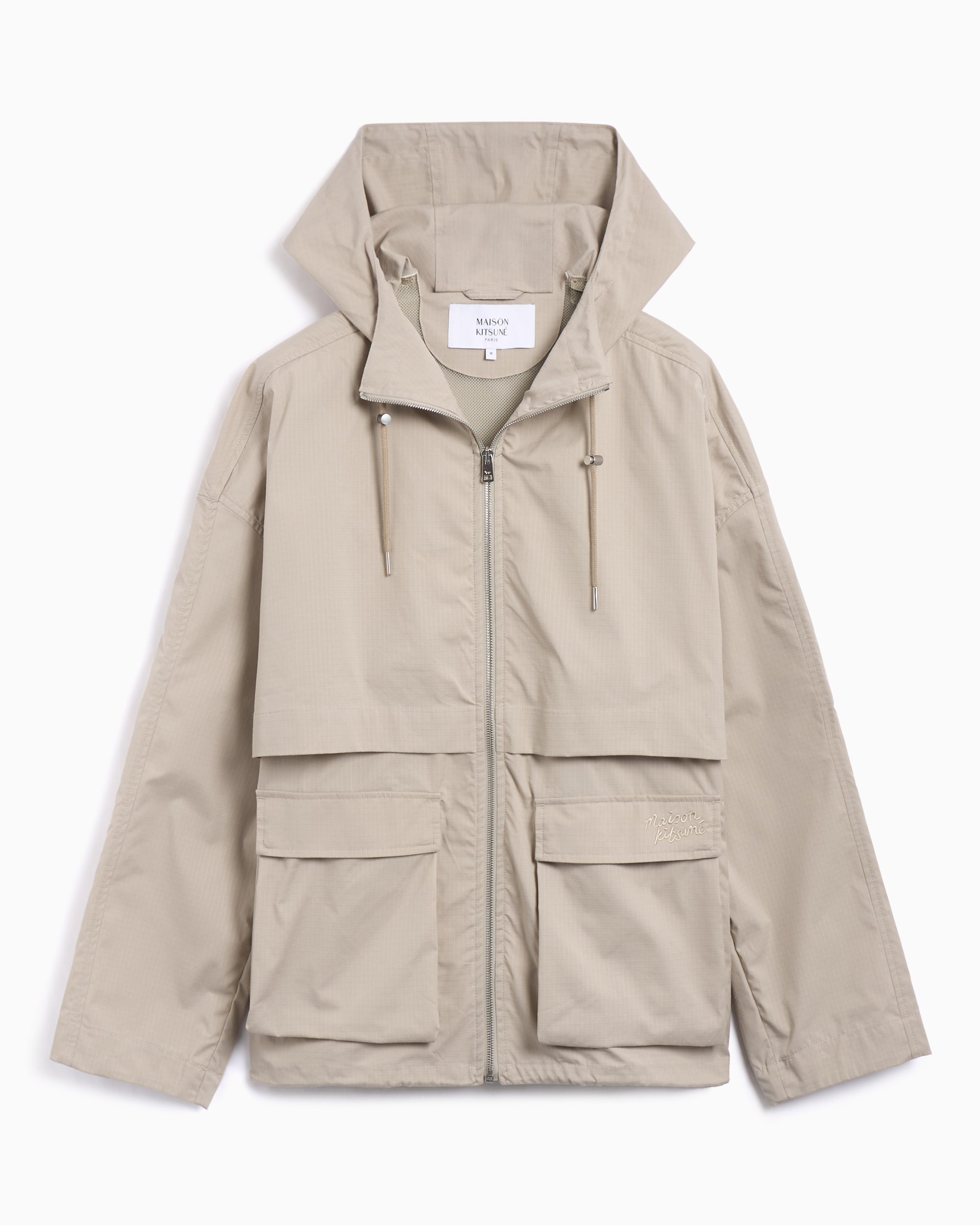 Jackets Coats Maison Kitsuné Maison Kitsuné Men's Windbreaker Jacket Relaxed Men's Windbreaker - OM02113WW9056-0119