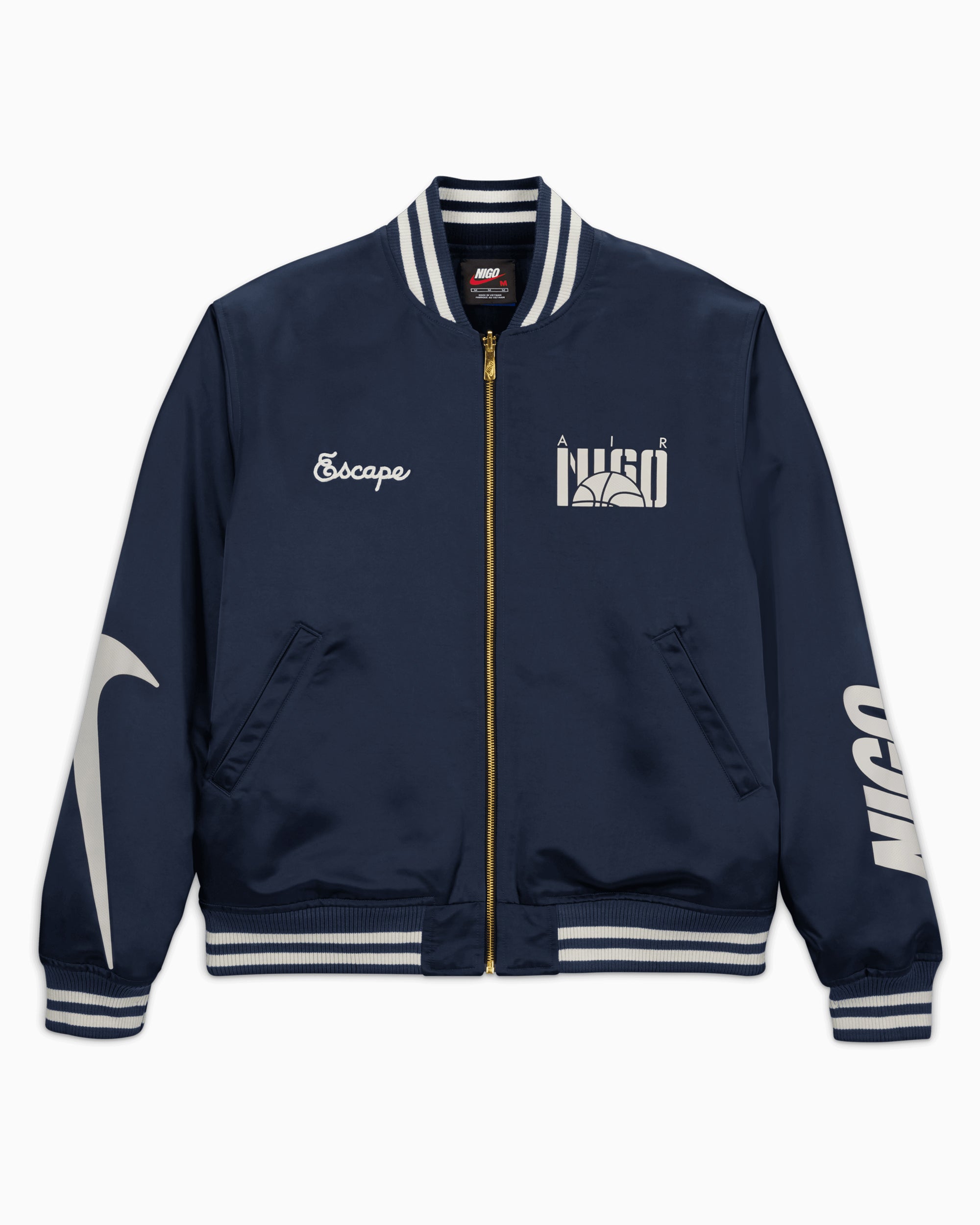 Jackets Coats Nike x Nigo "College Pack" Relaxed Men's Varsity Jacket - HQ7525-410