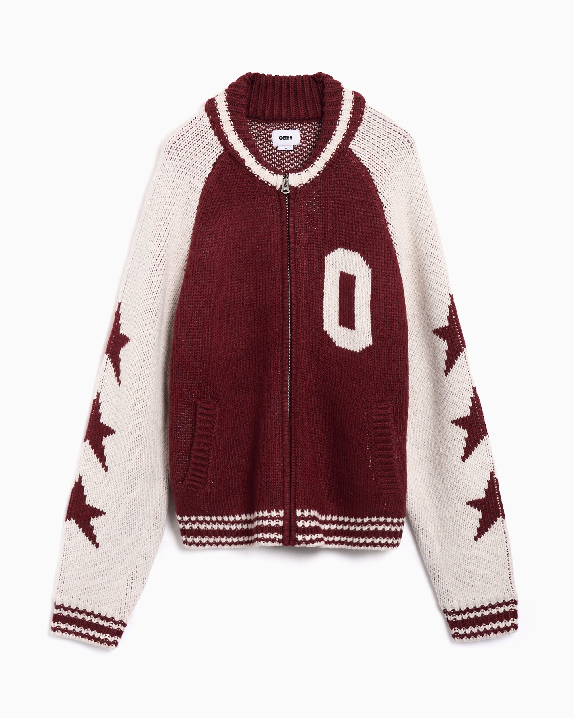Jackets Coats OBEY Clothing Cowichan Men's Cardigan - 151010042-TYP