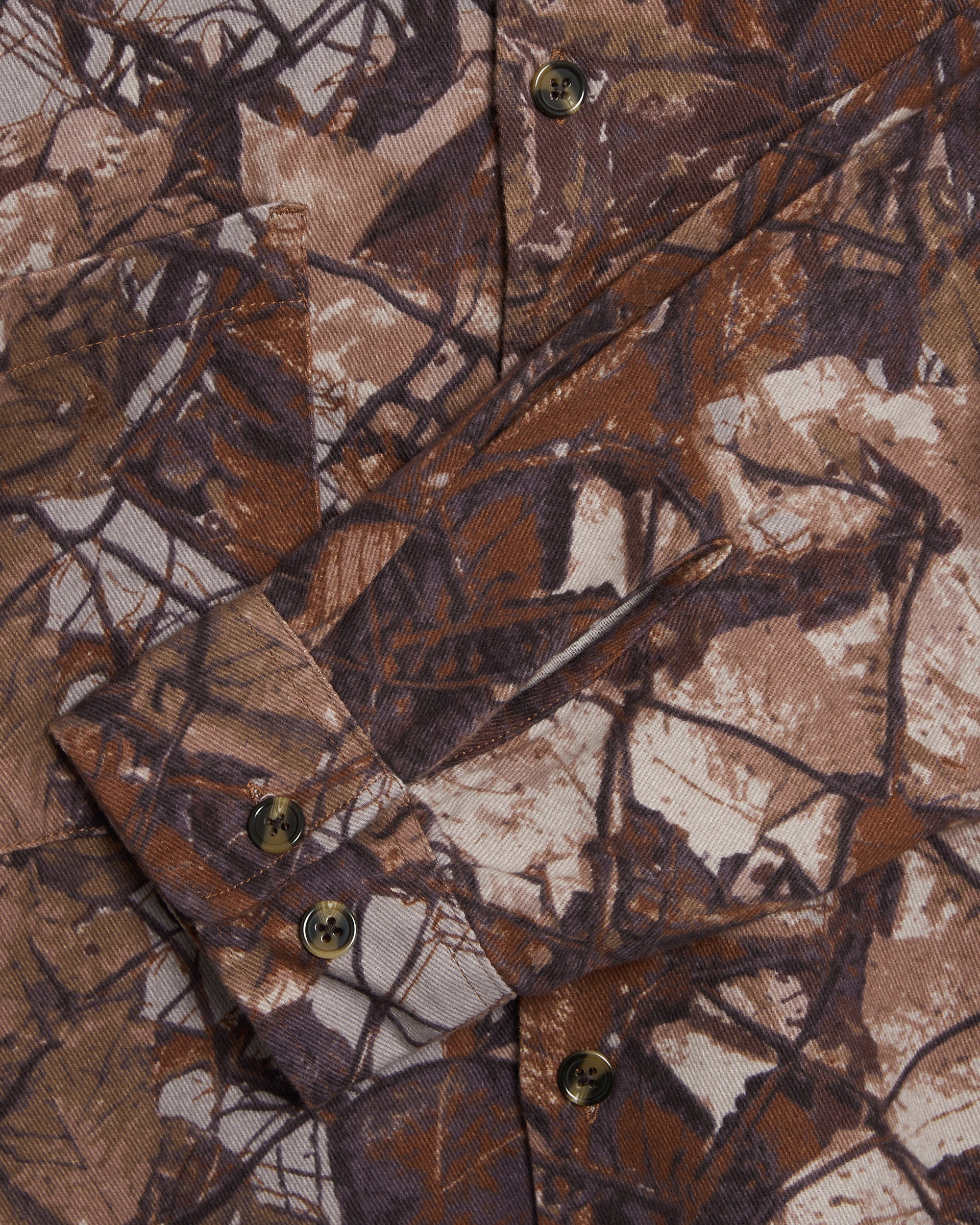 Jackets Coats OBEY Clothing Fence Camo Print Relaxed Men's Overshirt - 181200422-FNC