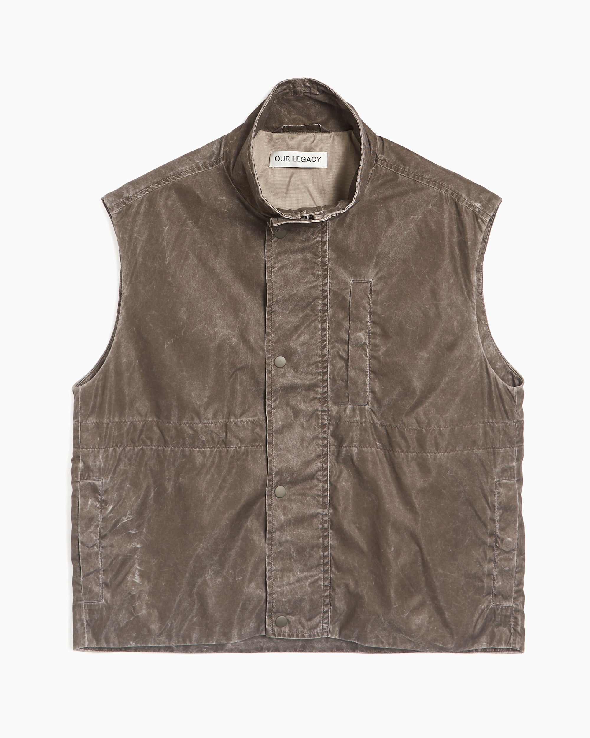 Jackets Coats Our Legacy Men's Firm Vest Relaxed Men's Vest - M2251FAB