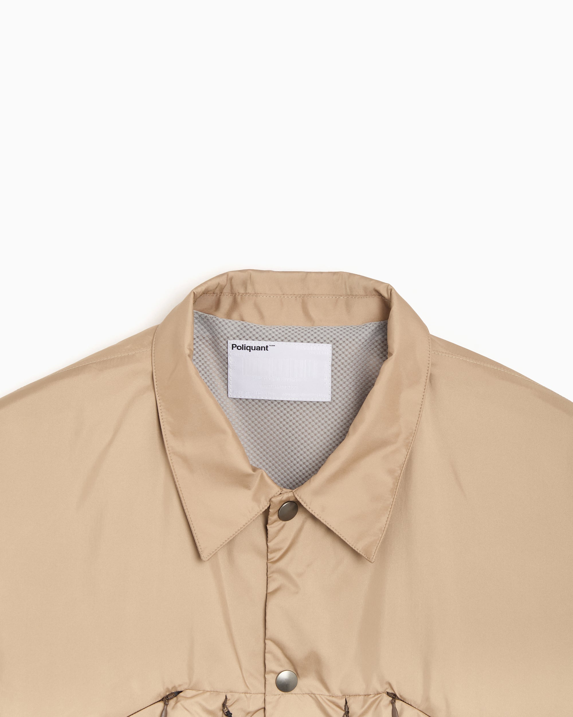 Jackets Coats Poliquant The Duality Stealth Relaxed Men's Light Jacket - 2601013-BEIGE