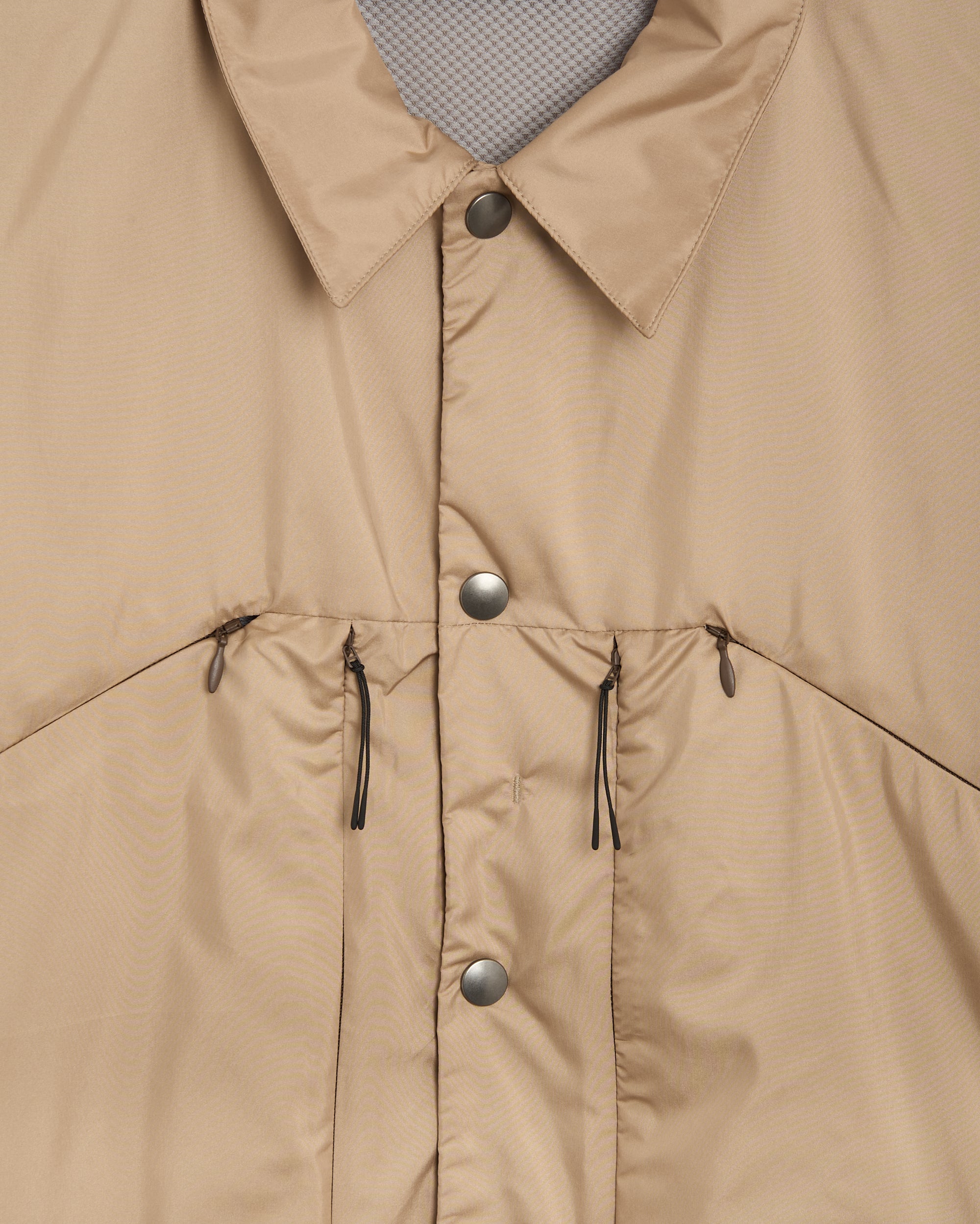 Jackets Coats Poliquant The Duality Stealth Relaxed Men's Light Jacket - 2601013-BEIGE