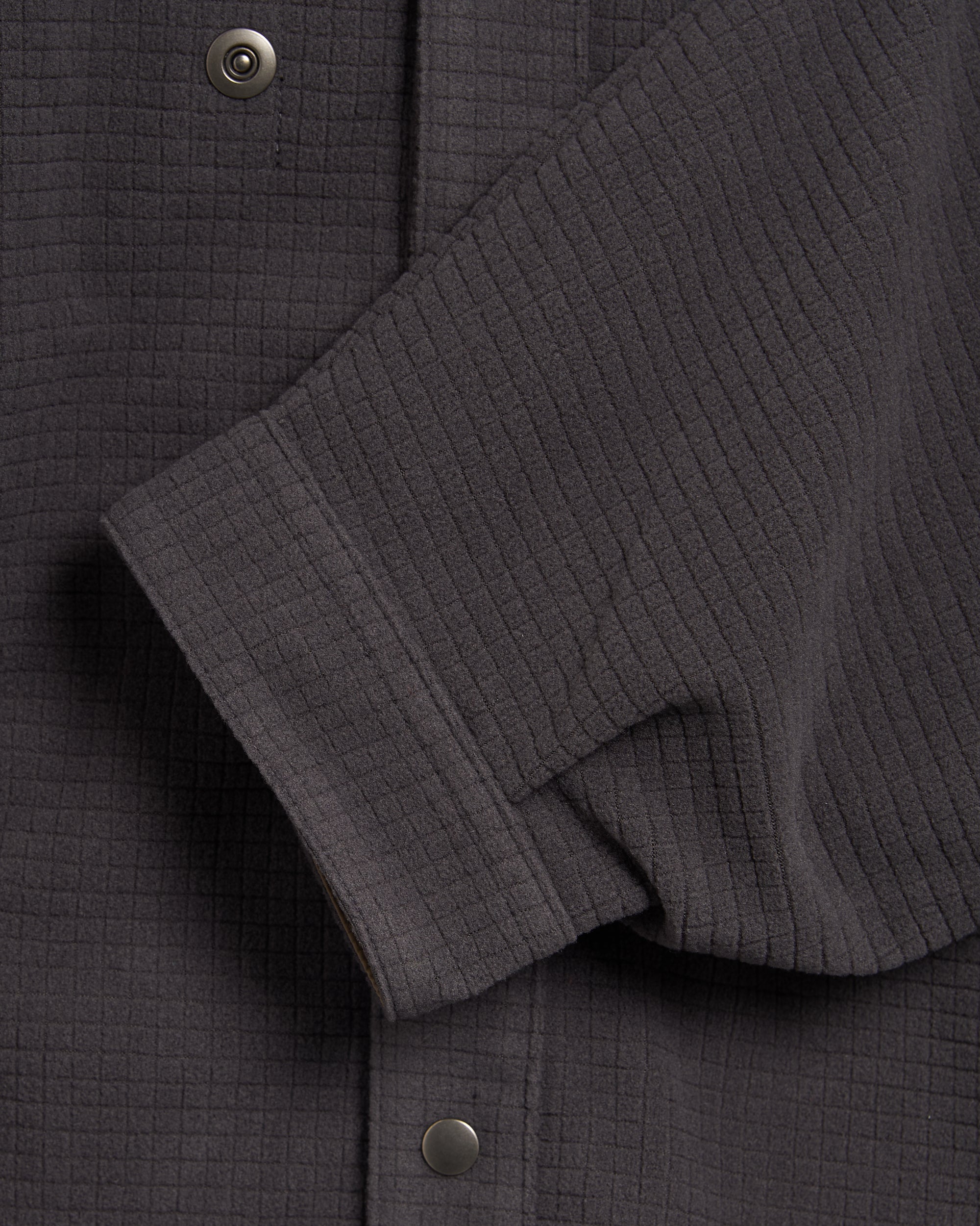 Jackets Coats Poliquant The Reversible Block-Fleece Oversize Men's Overshirt - 2502008-CGREY