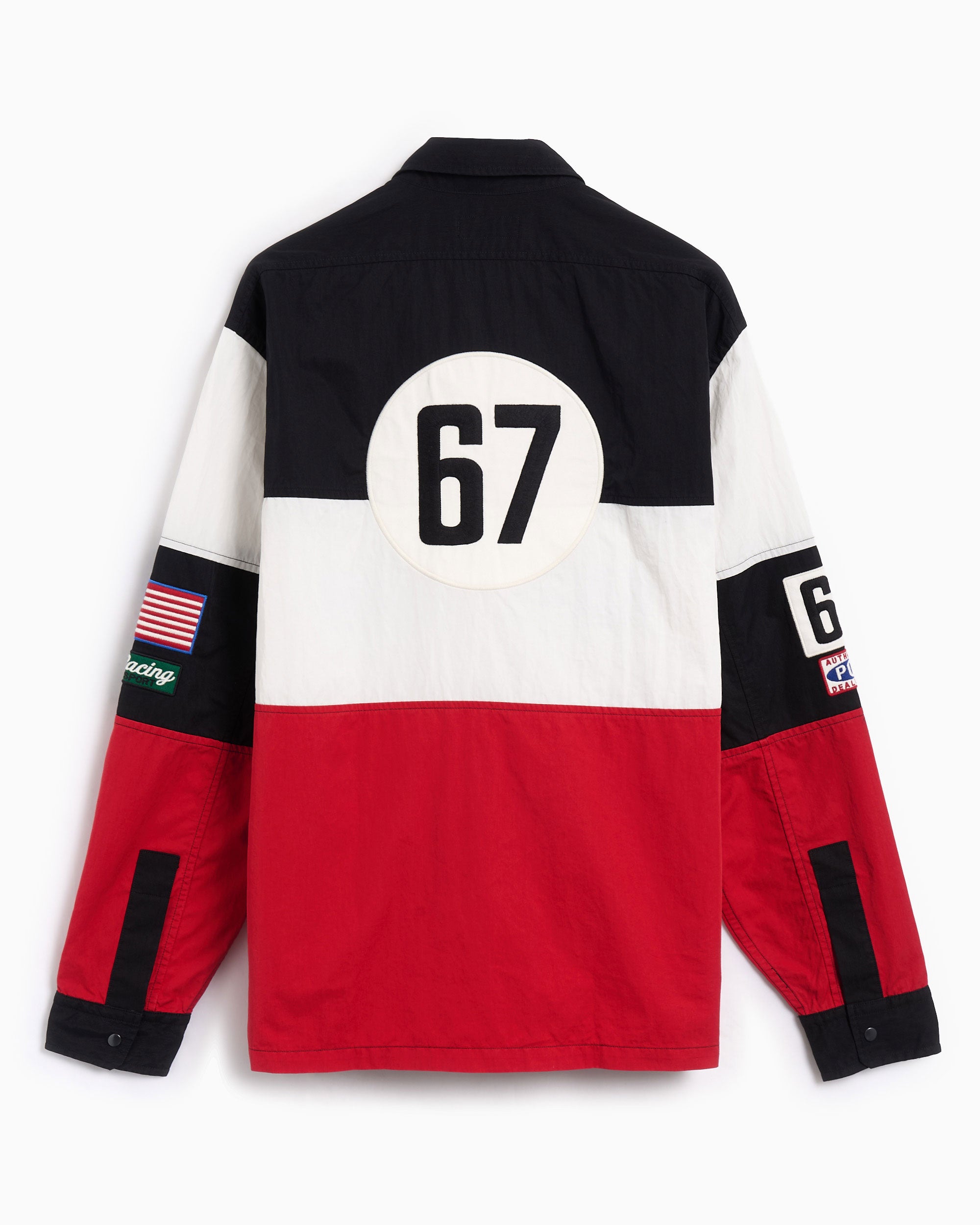 Jackets Coats Polo Ralph Lauren Racing Logo Men's Overshirt - 710973363001