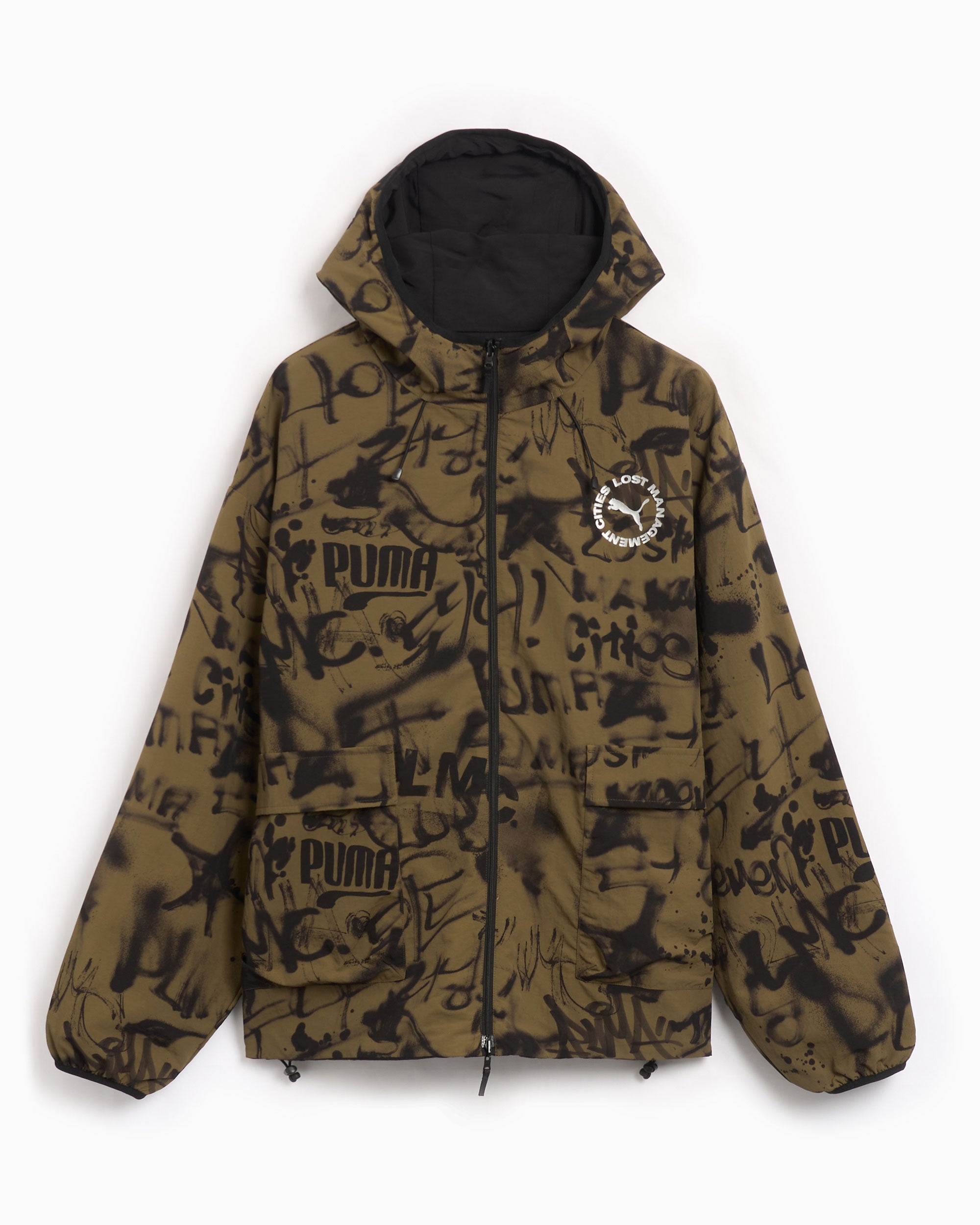 Jackets Coats Puma x LMC Men's AOP Reversible Jacket Relaxed Men's Light Jacket - 626565-40